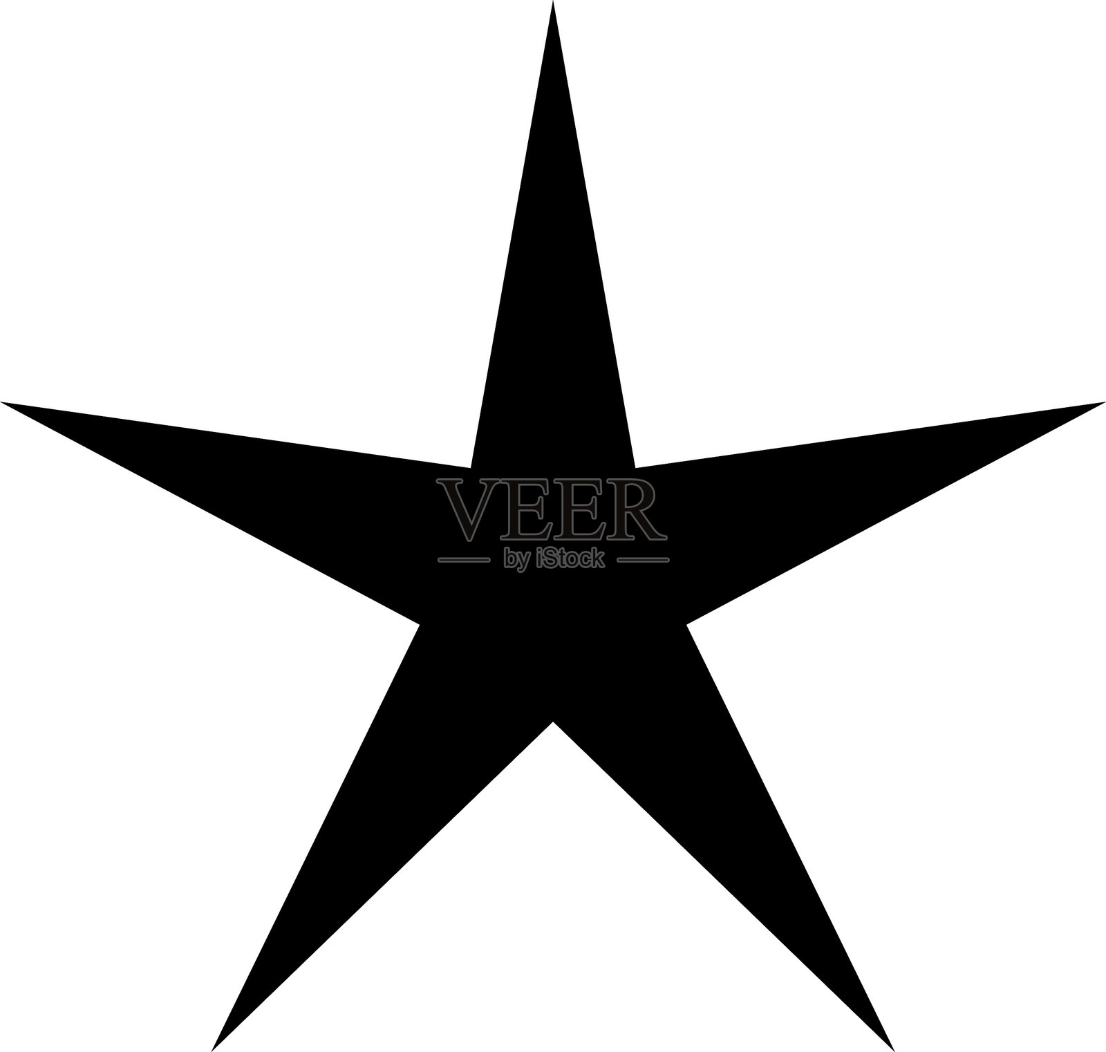 星星图标。闪亮和闪烁的图标，闪光和发光的符号。矢量夜空装饰波西米亚元素，独立展示。插画图片素材