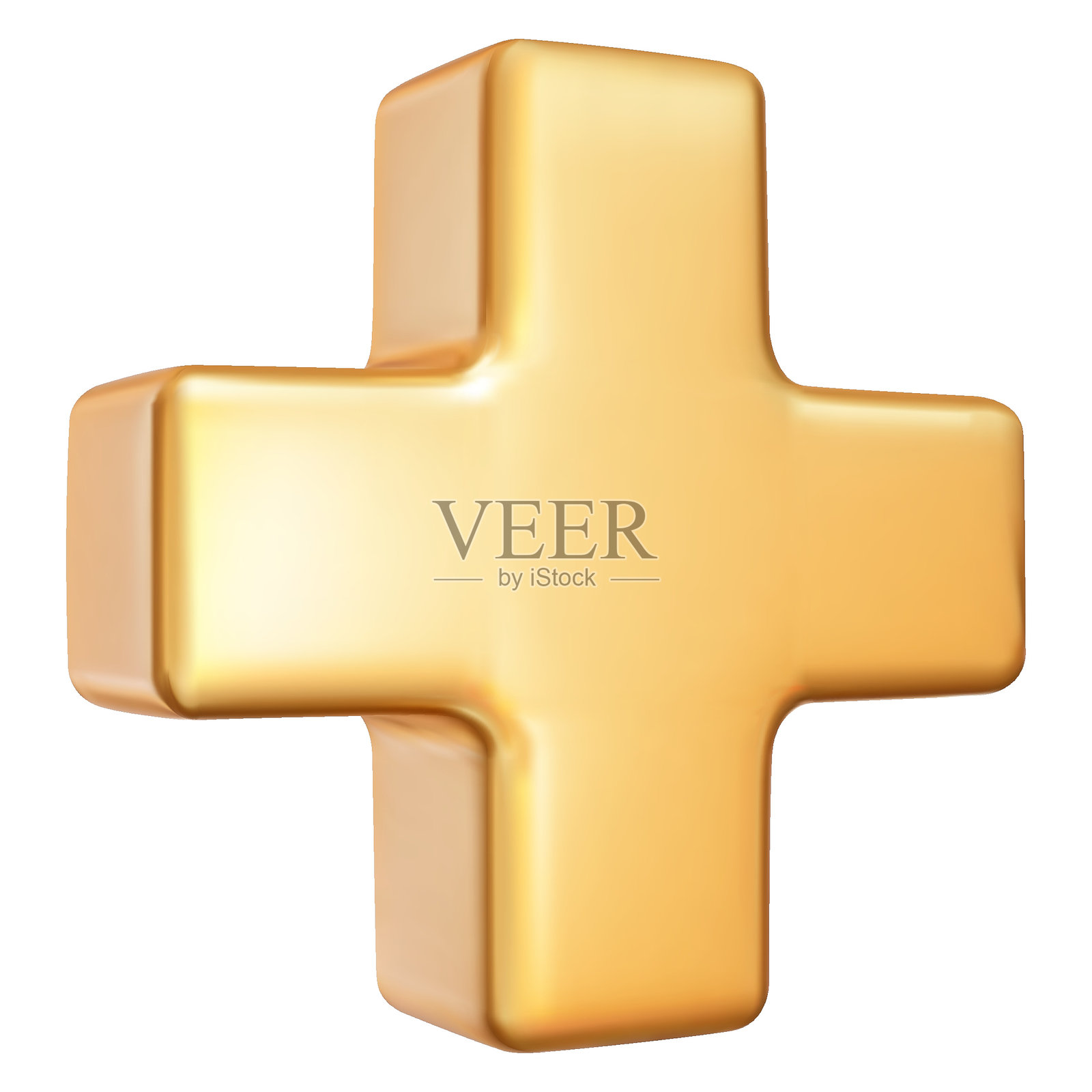 药房-金色插画图片素材