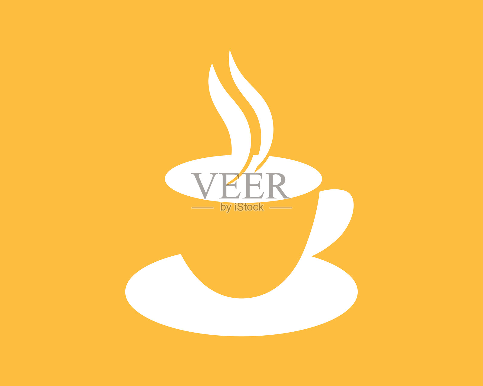 咖啡杯的矢量图绘制插画图片素材