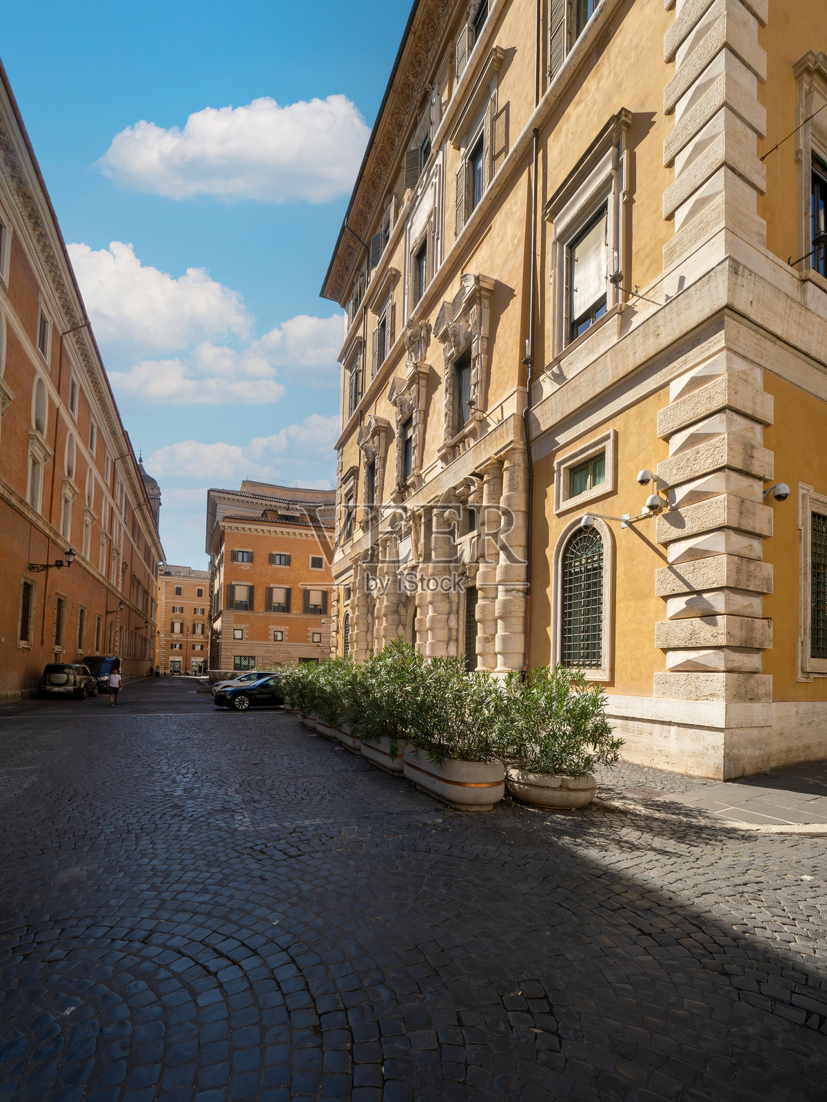 意大利罗马圣尤斯塔基奥广场照片摄影图片