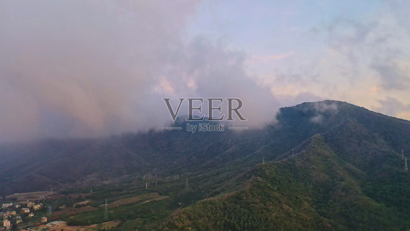 日落，海边，海南，中国，亚洲。照片摄影图片