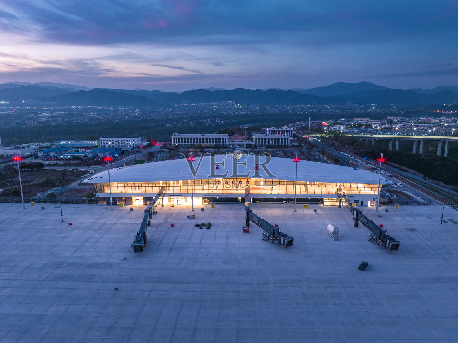 丽水机场照片摄影图片
