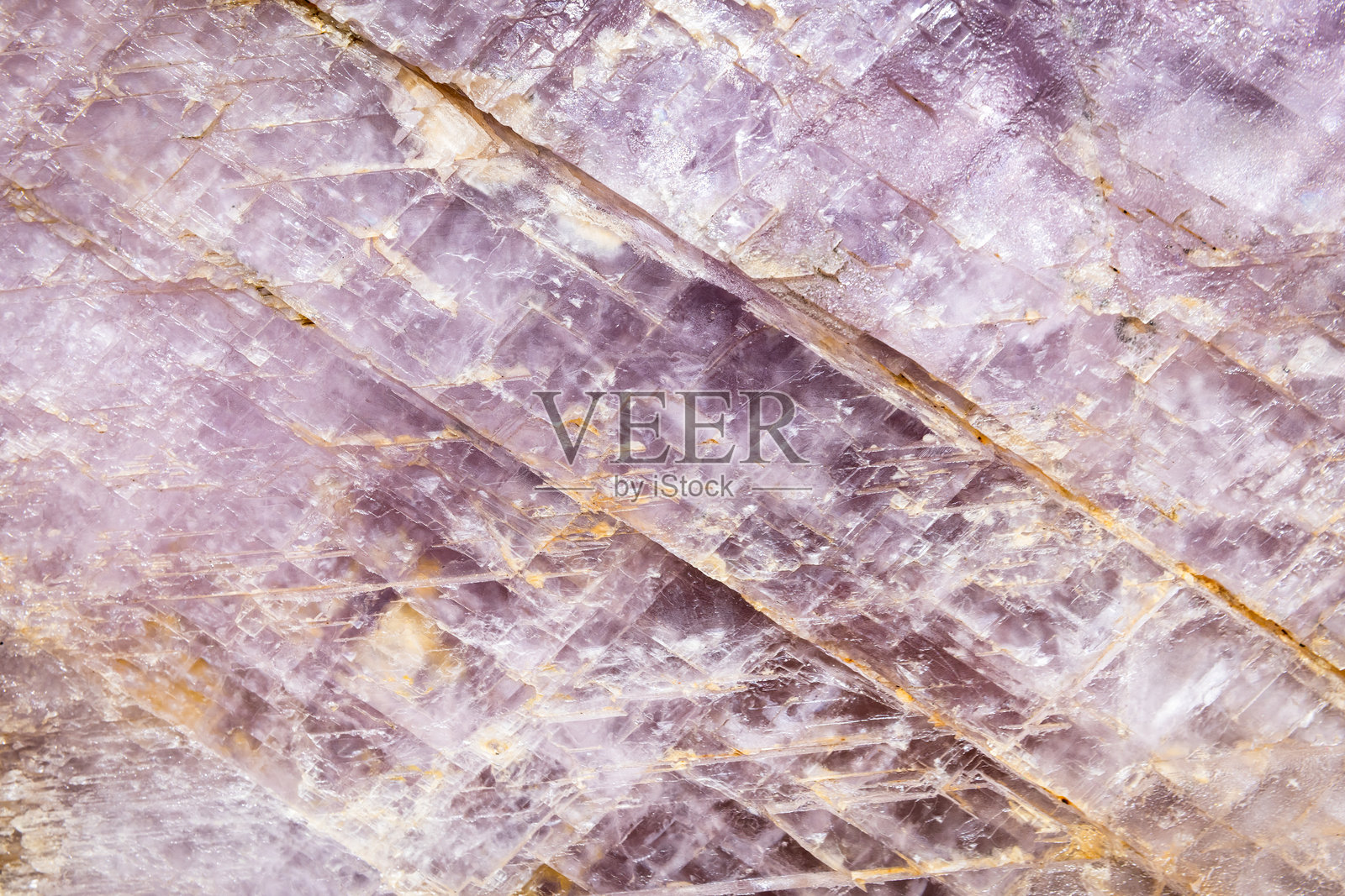 方解石单晶结构。这是一种碳酸盐矿物。照片摄影图片