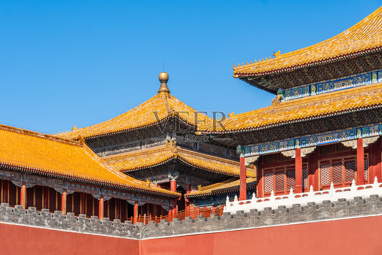 北京故宫屋顶细节照片摄影图片