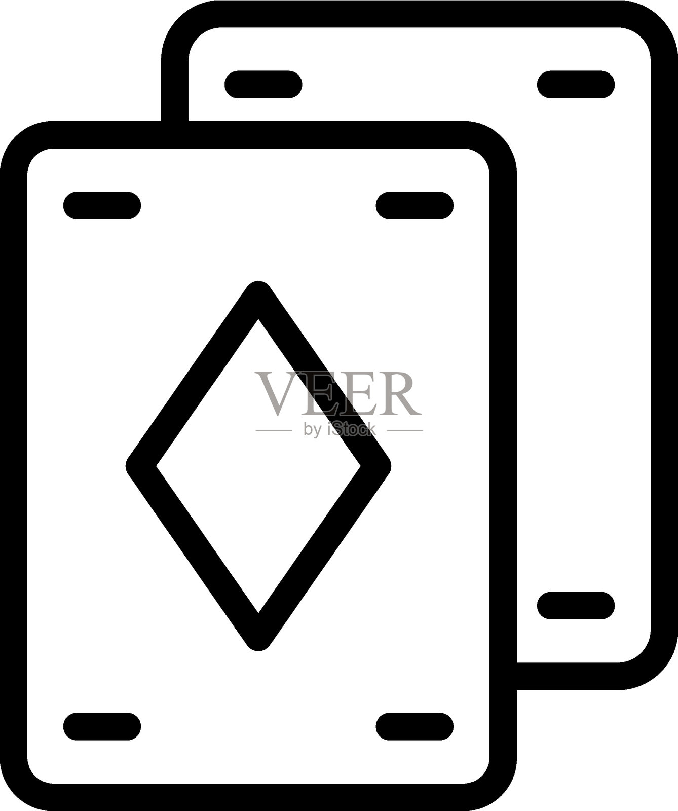 黑杰克卡牌矢量设计图标风格插画图片素材