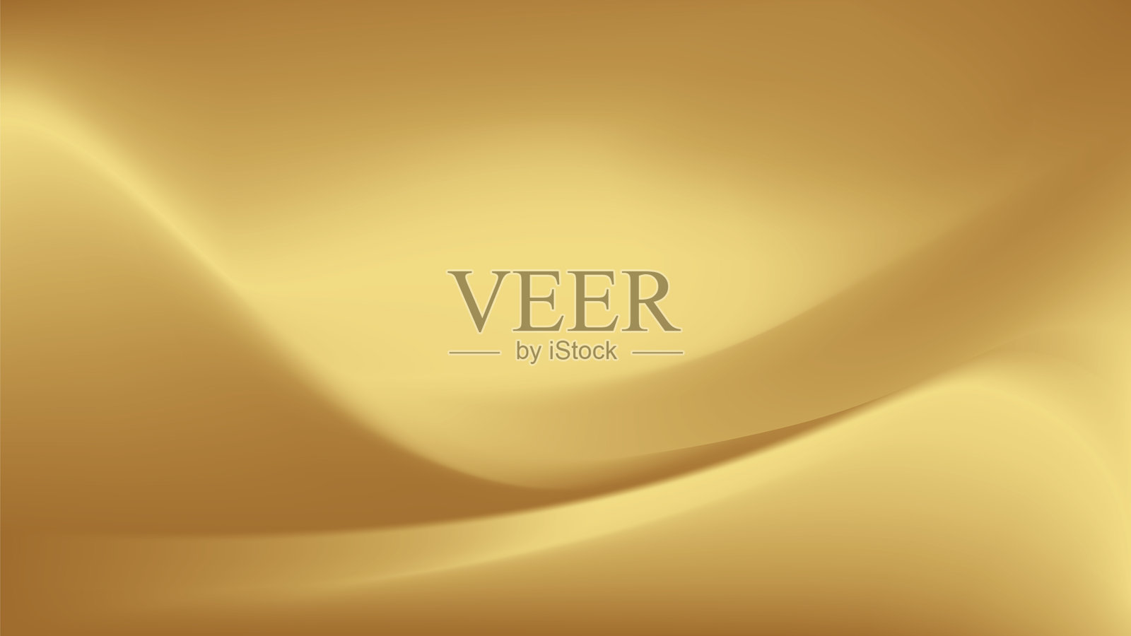 金色抽象模糊渐变背景。矢量插图。插画图片素材