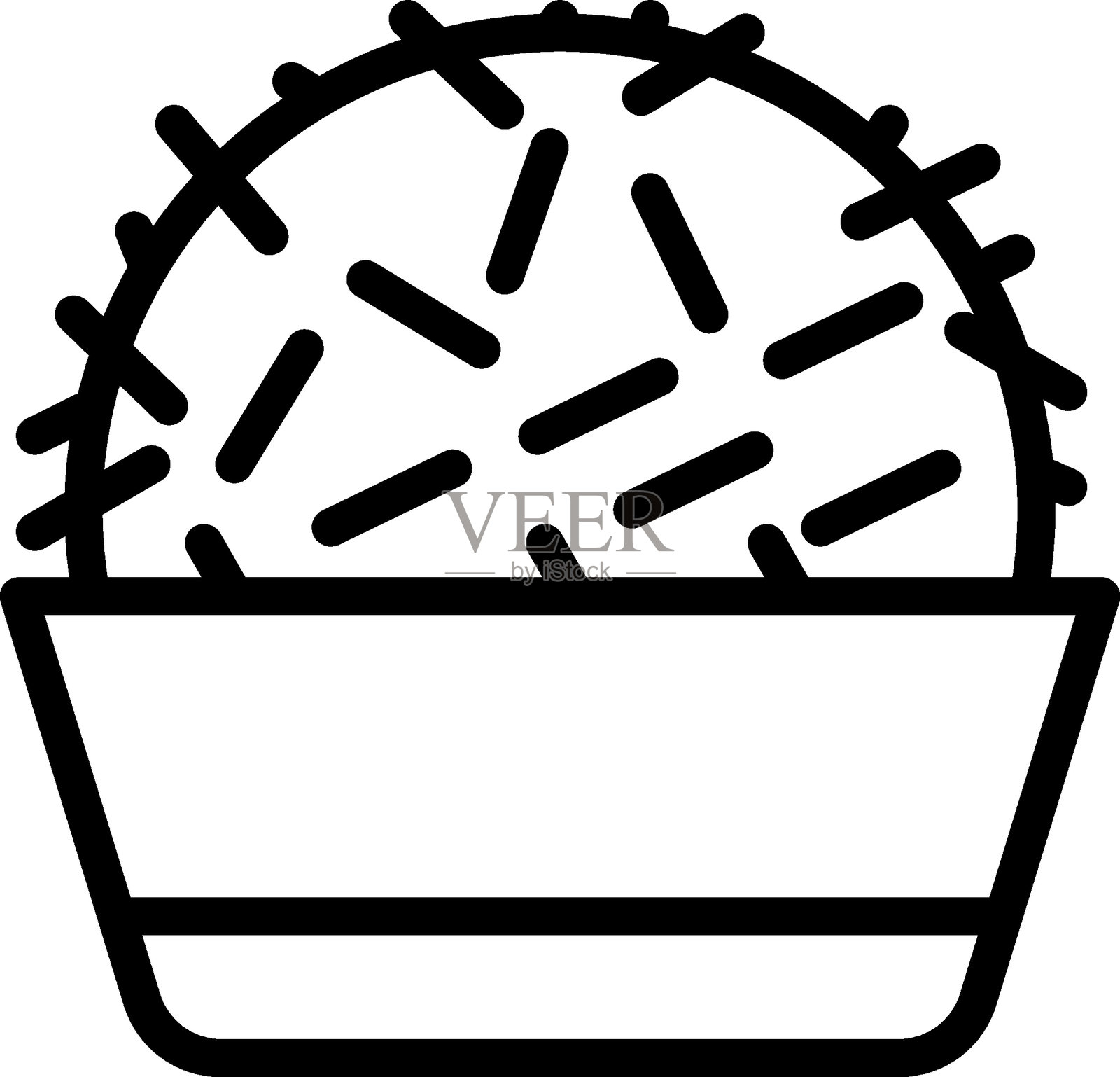 巧克力松露矢量设计图标风格插画图片素材