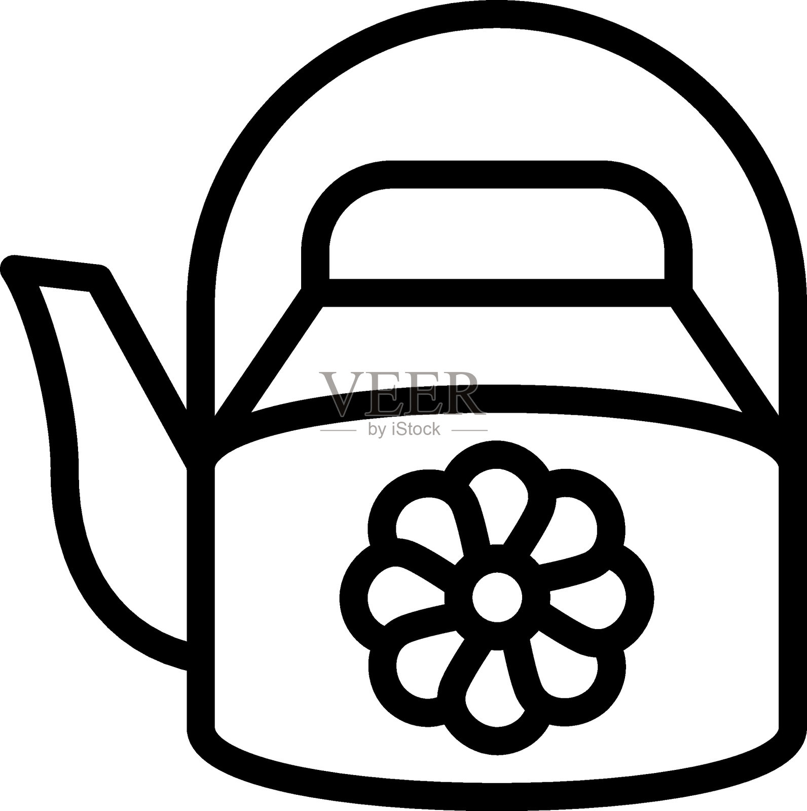 水壶矢量设计图标风格插画图片素材