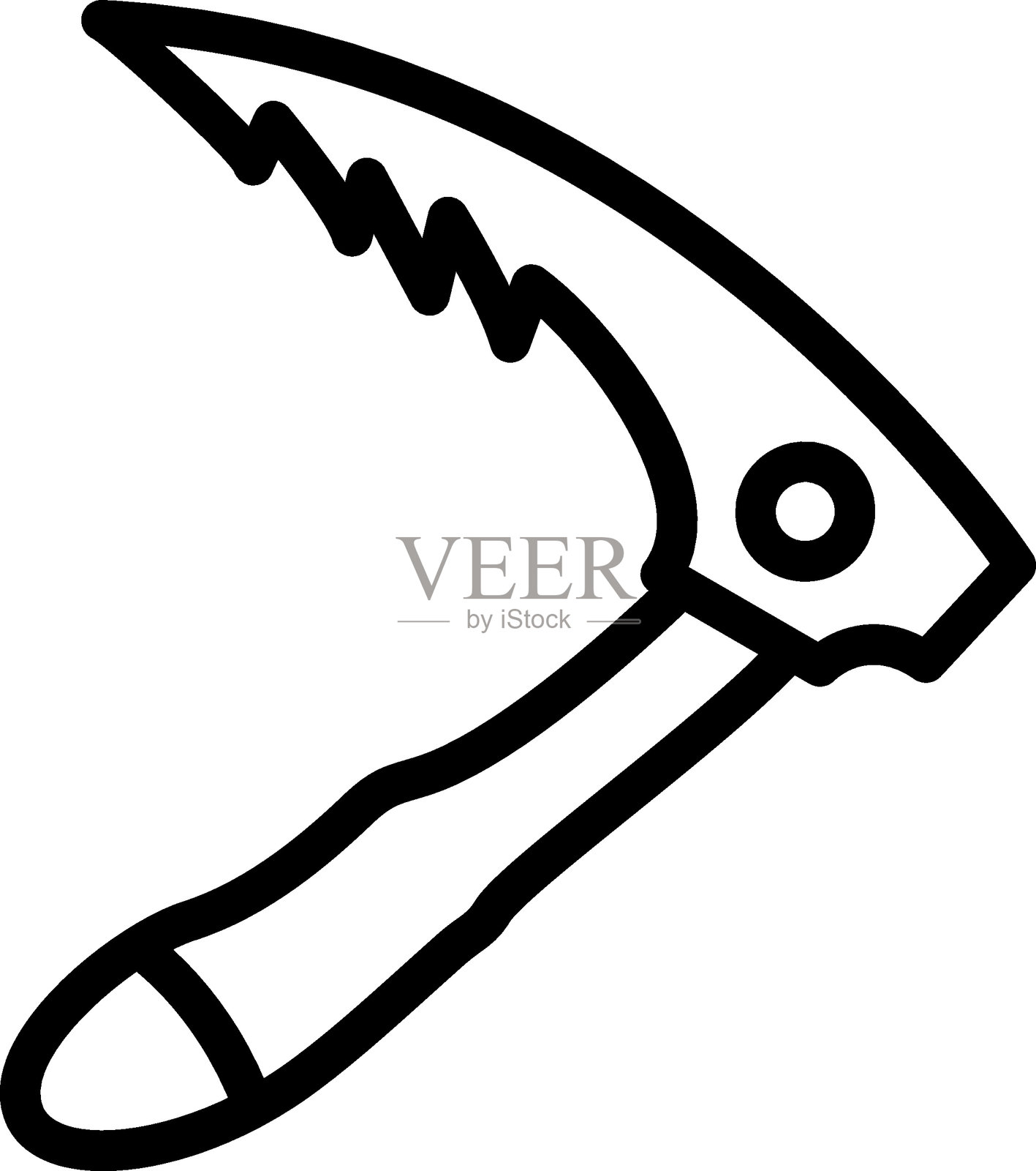 冰爬镐矢量设计图标风格插画图片素材