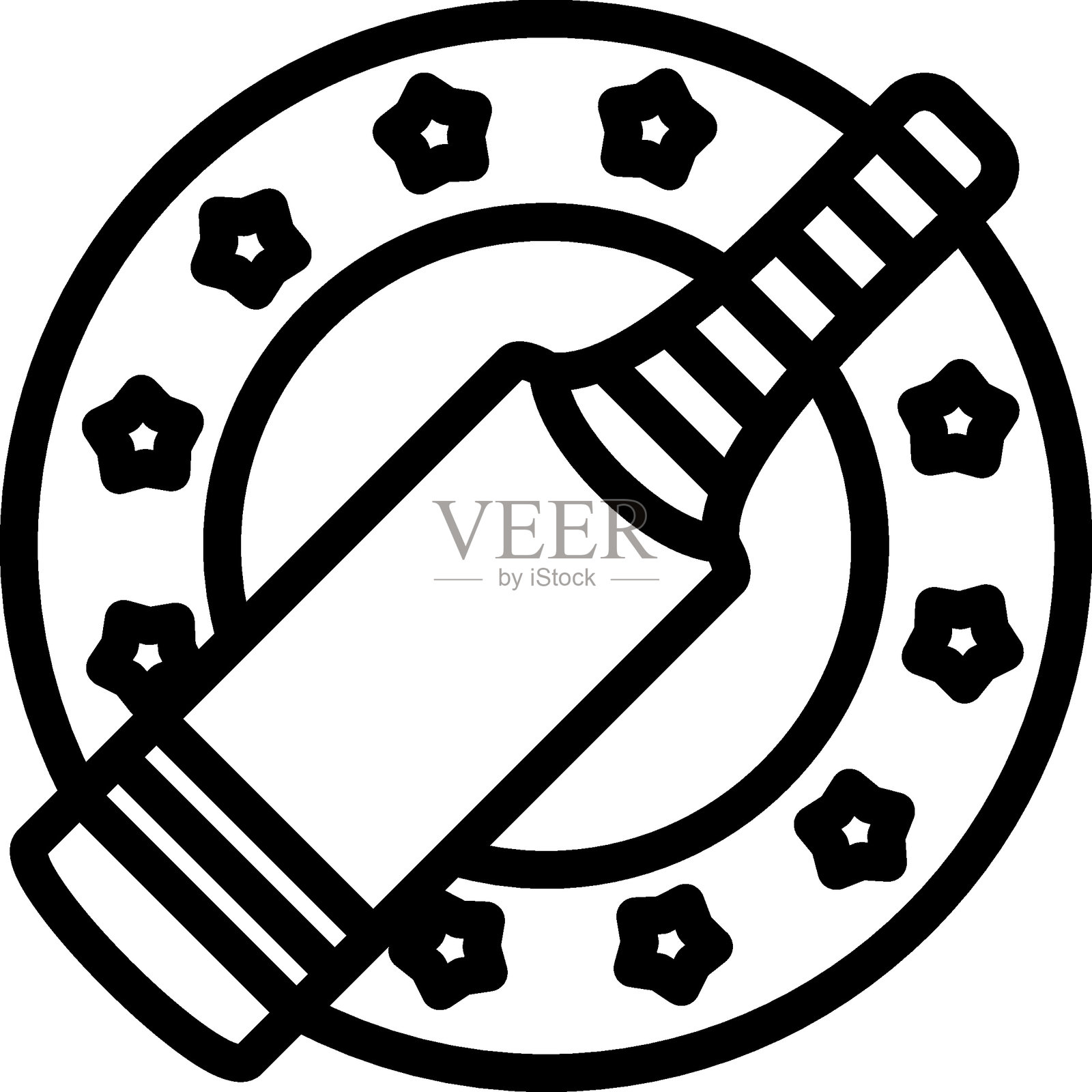 派对符号矢量设计图标风格插画图片素材