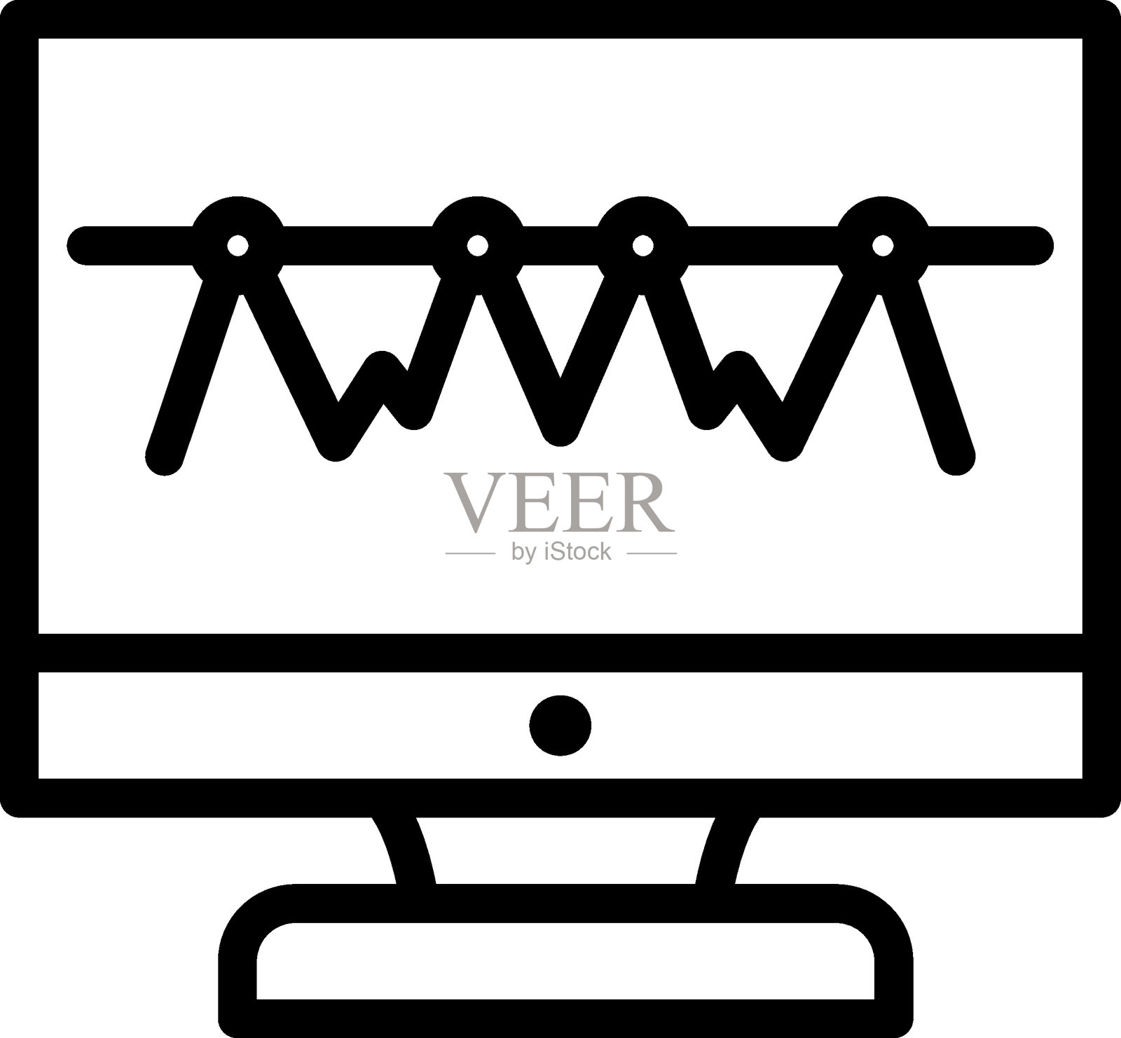 阻力水平矢量设计图标风格插画图片素材