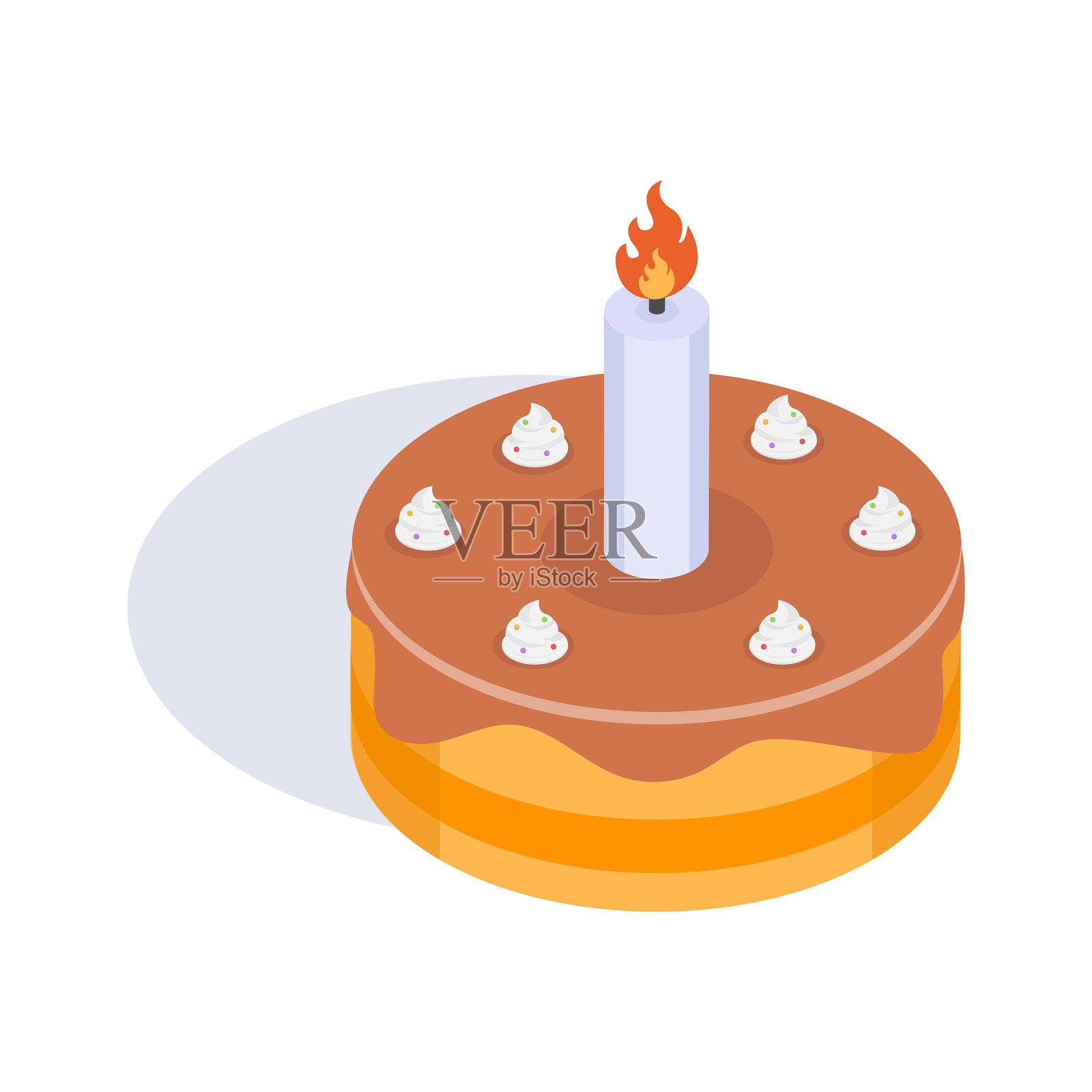 蛋糕插画图片素材