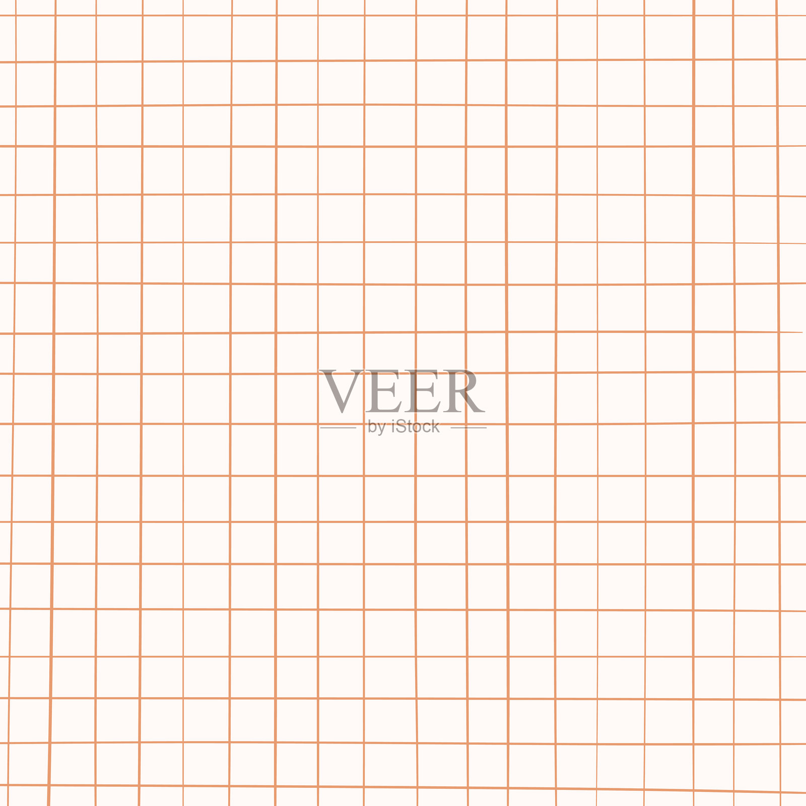 图案墨水涂鸦检查纸。可打印的方格纸，带有彩色线条。适用于学校、包装、邀请函、卡片、剪贴簿、笔记本和日记的几何背景。逼真的空白线纸。插画图片素材