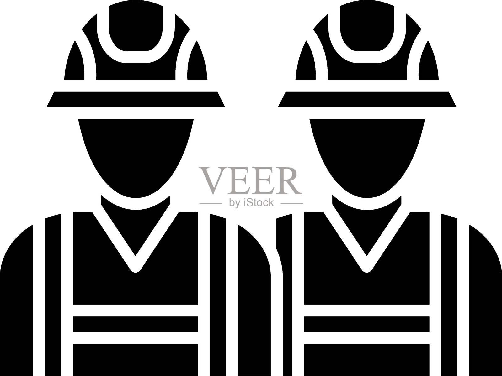 消防队图标样式插画图片素材