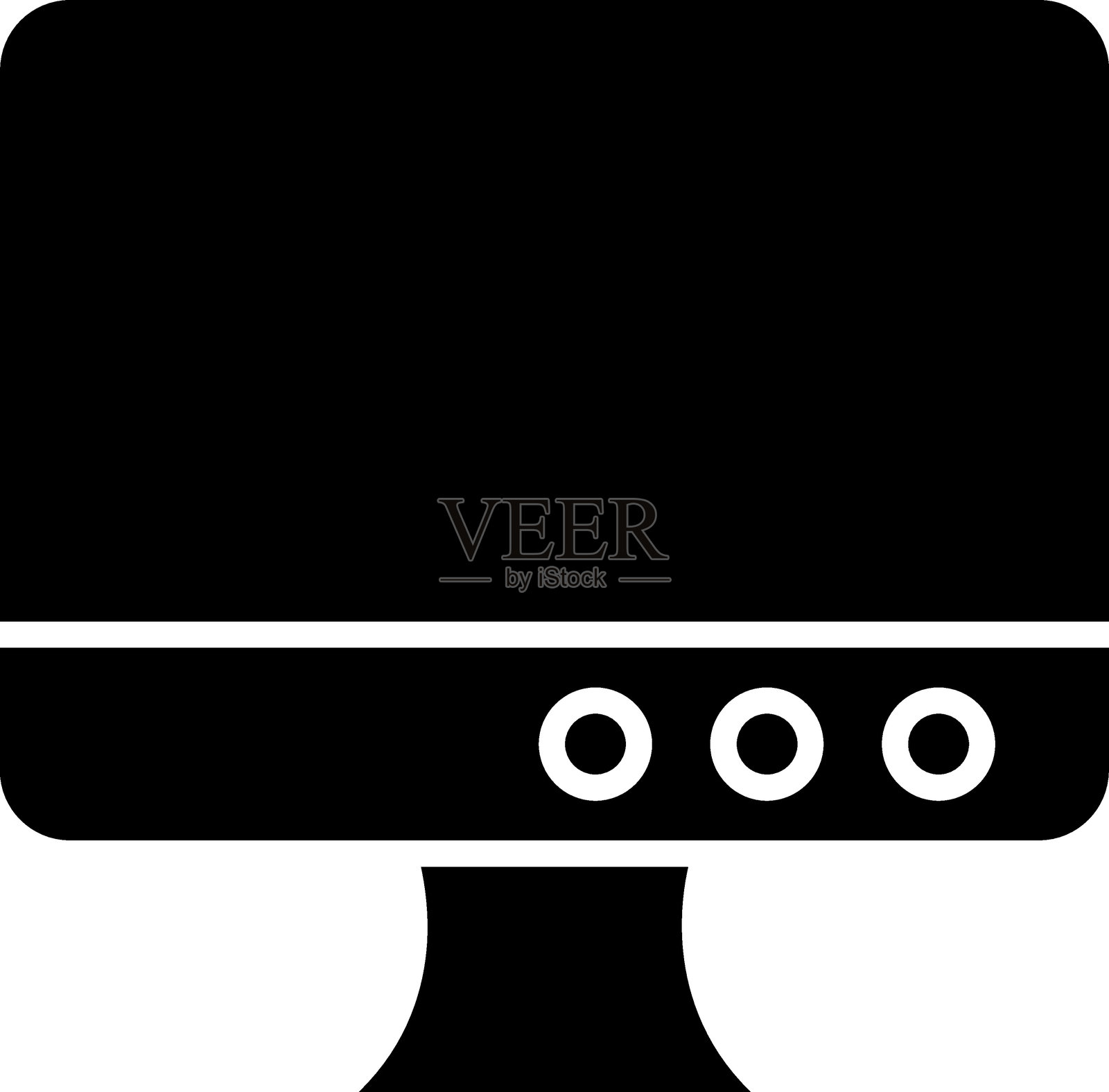 计算机图标风格插画图片素材