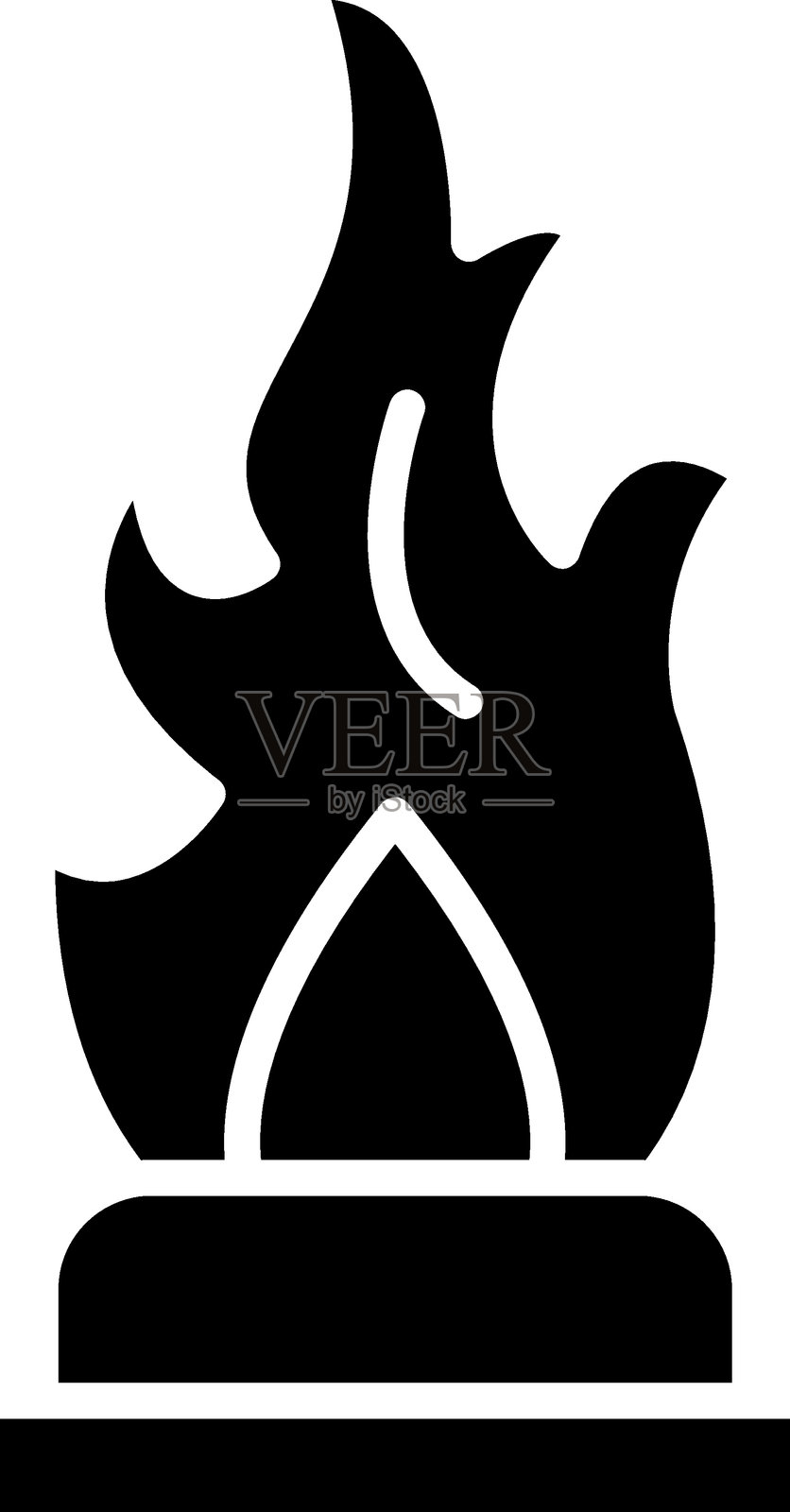 油火图标样式插画图片素材