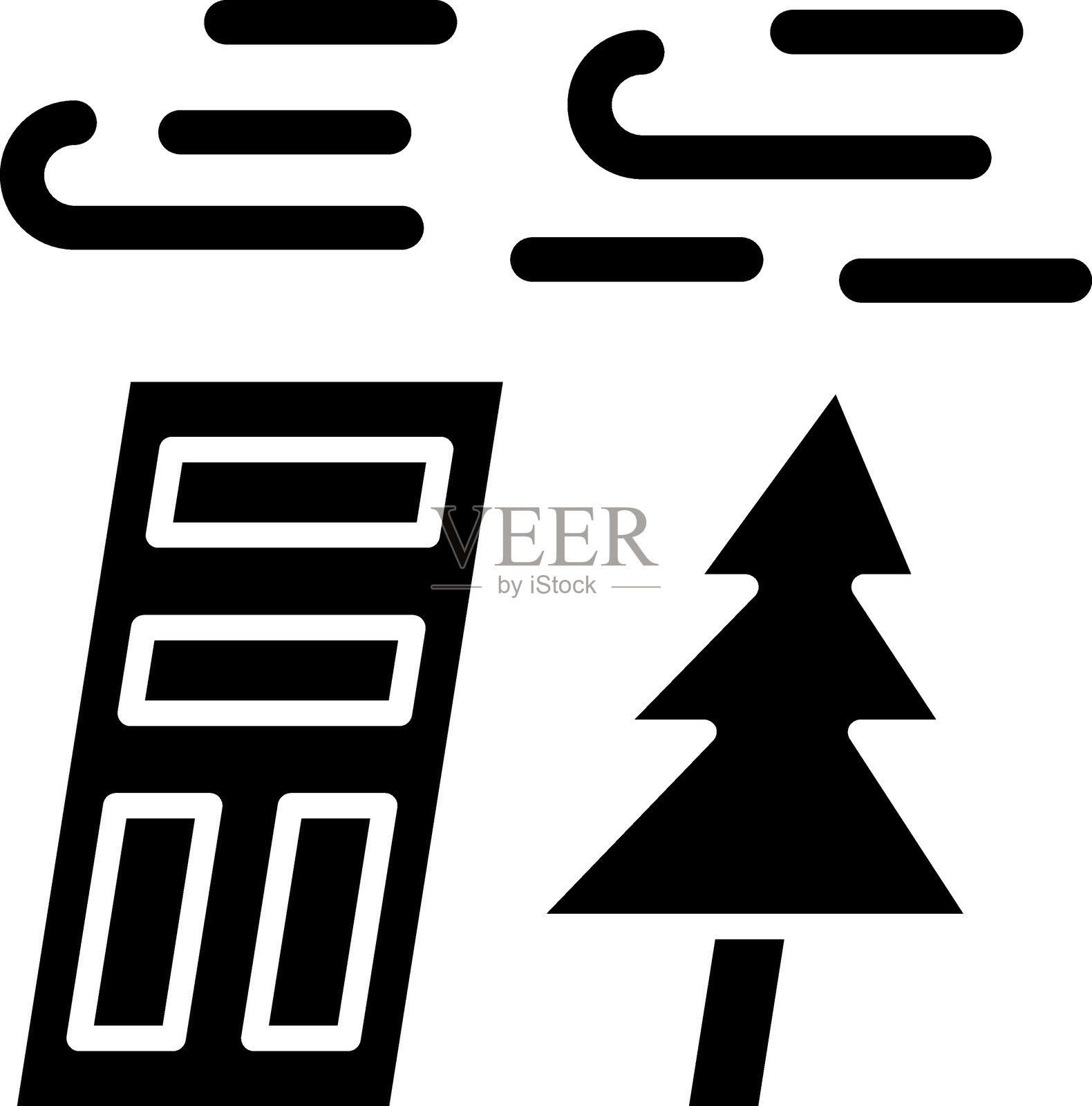 飓风图标样式插画图片素材