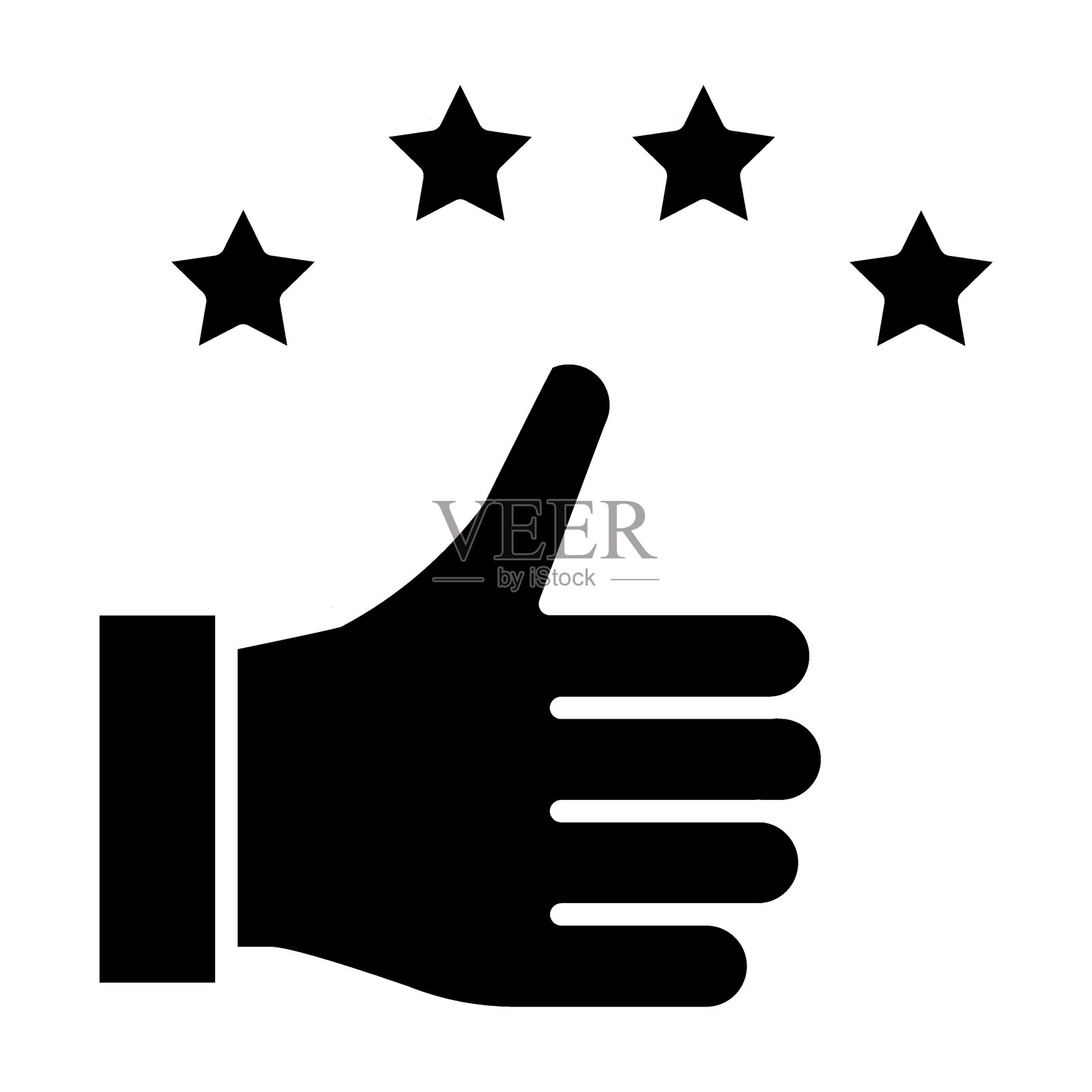 满意图标风格插画图片素材