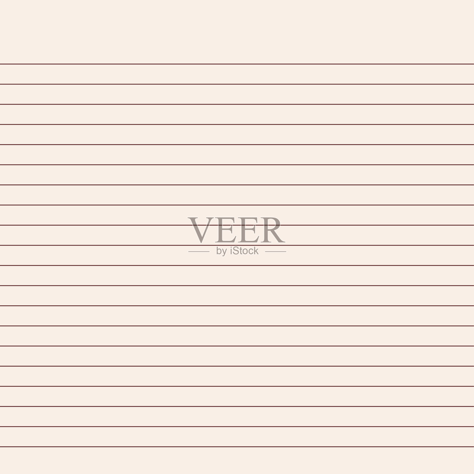 网格纸。抽象条纹背景，带有彩色横线。适用于学校、墙纸、纹理、笔记本的几何图案。空白的横线纸，独立于透明背景。插画图片素材