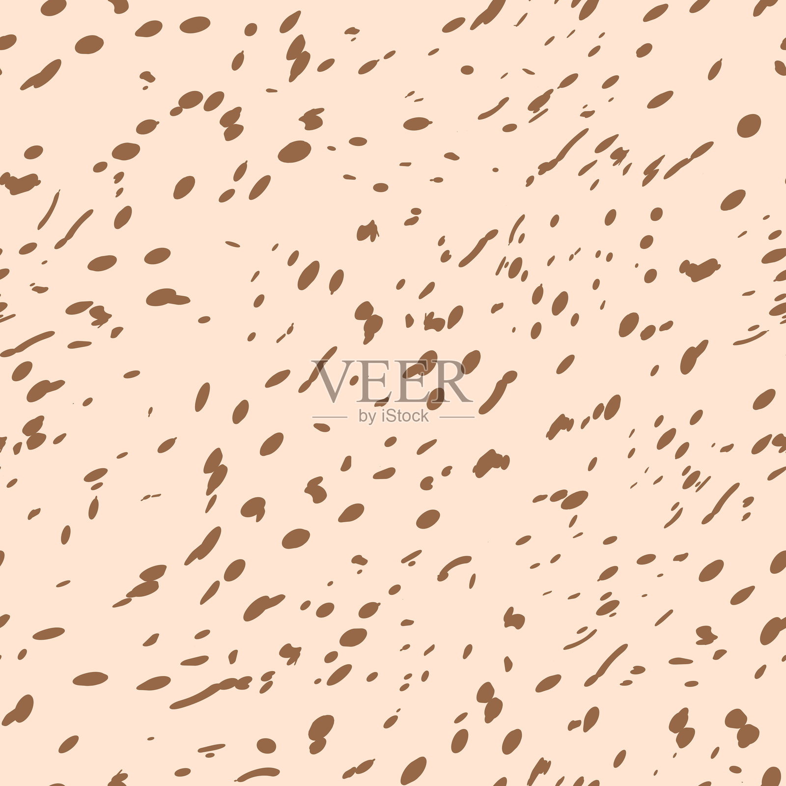 抽象时尚单色波点背景。带有纹理圆圈的彩色无缝图案。适用于邀请函、海报、卡片、传单、横幅、纺织品和面料的模板设计。半色调卡片插画图片素材