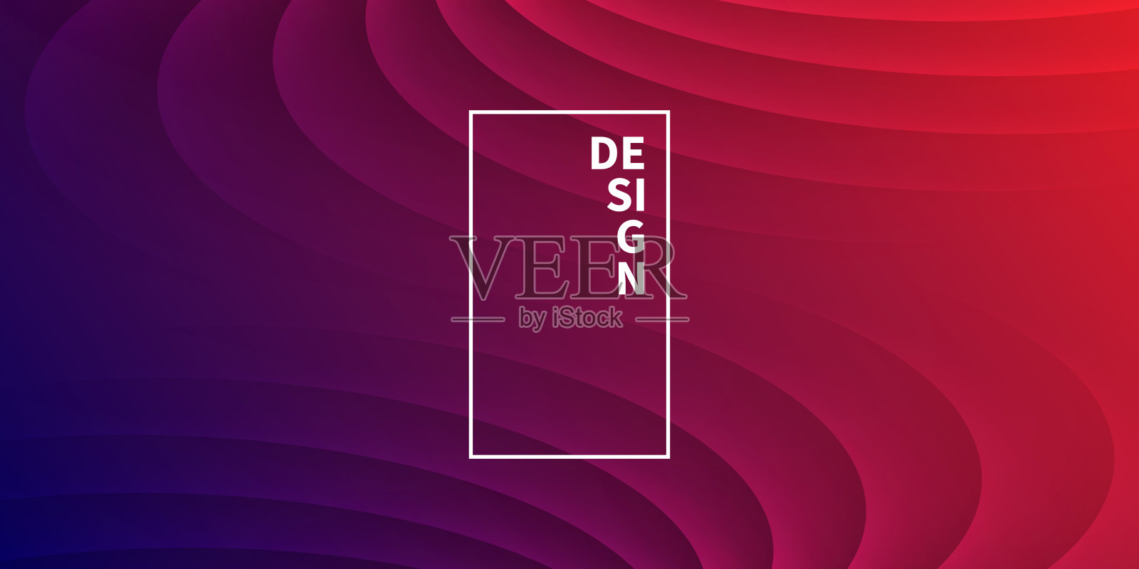 时尚的几何设计 - 红色抽象背景插画图片素材