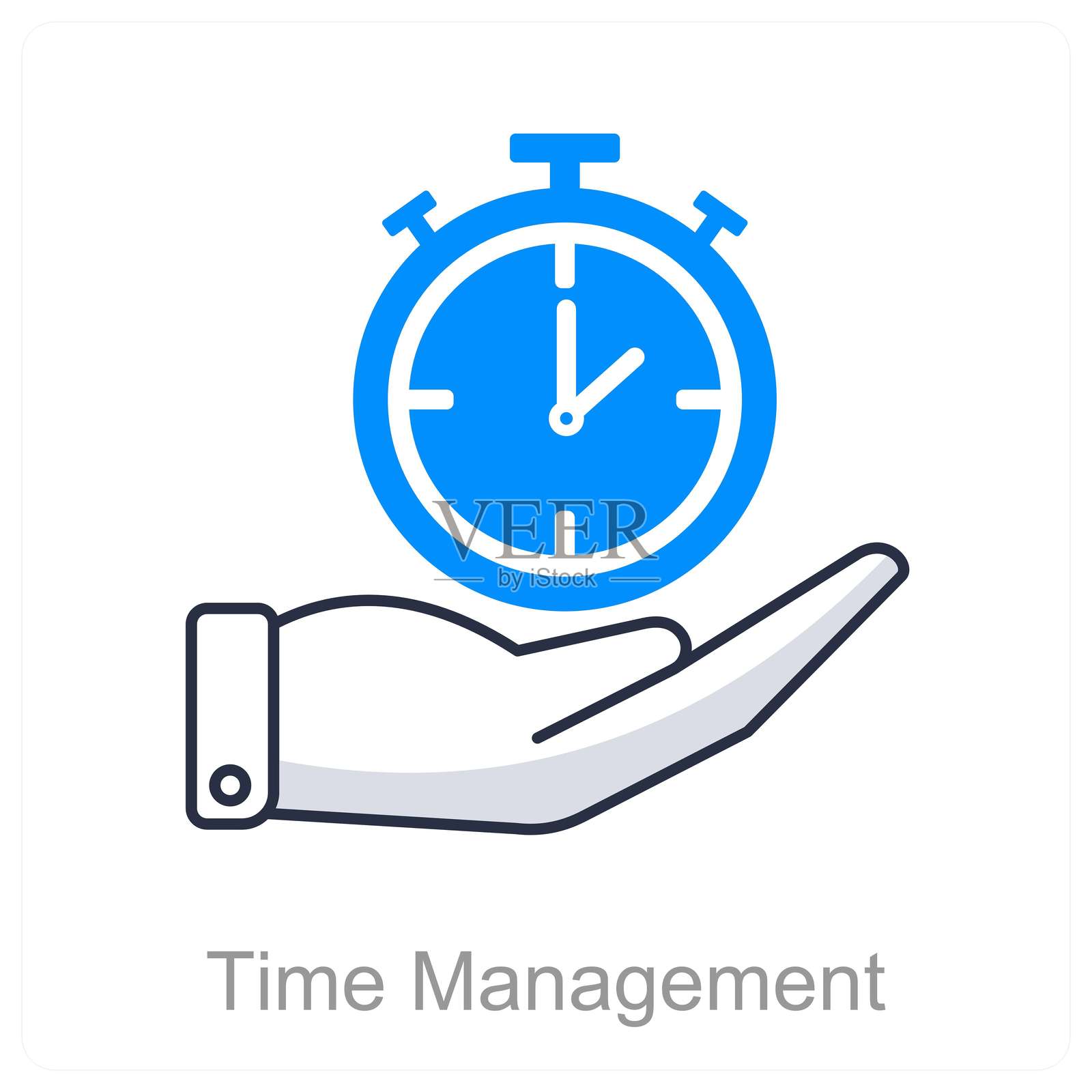 时间管理插画图片素材