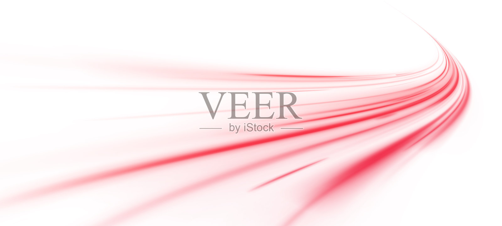 红色闪亮的螺旋波火花。一个弯曲的亮线在旋转。闪亮的波浪路径。旋转的动态霓虹圆圈。带有高光的魔幻绿色漩涡。发光的漩涡散景效果。矢量图。插画图片素材