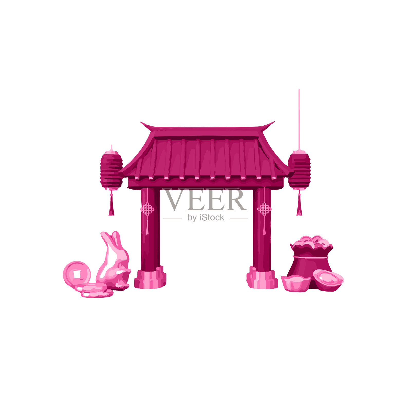 中国年插图插画图片素材