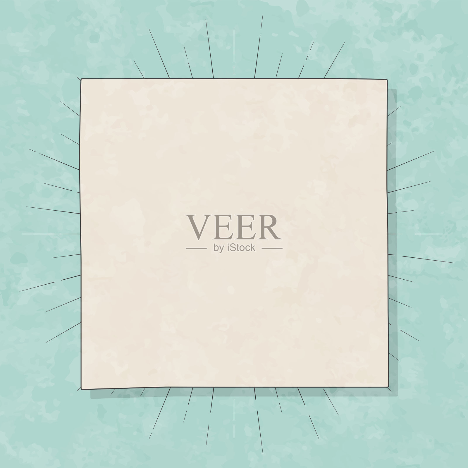 威斯康星州沃尔沃斯县。复古风格地图 - 旧纹理纸张插画图片素材