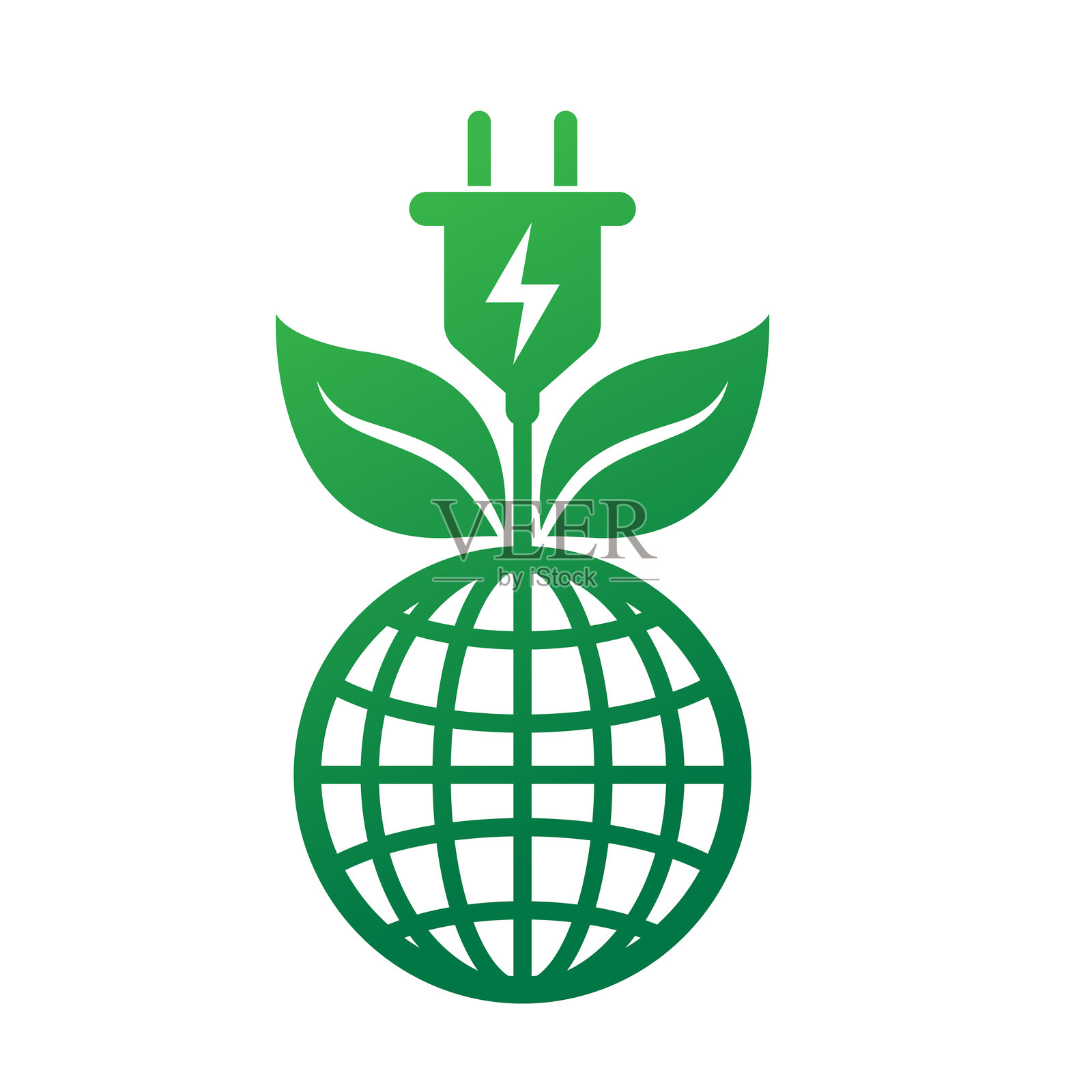 生态能源插画图片素材