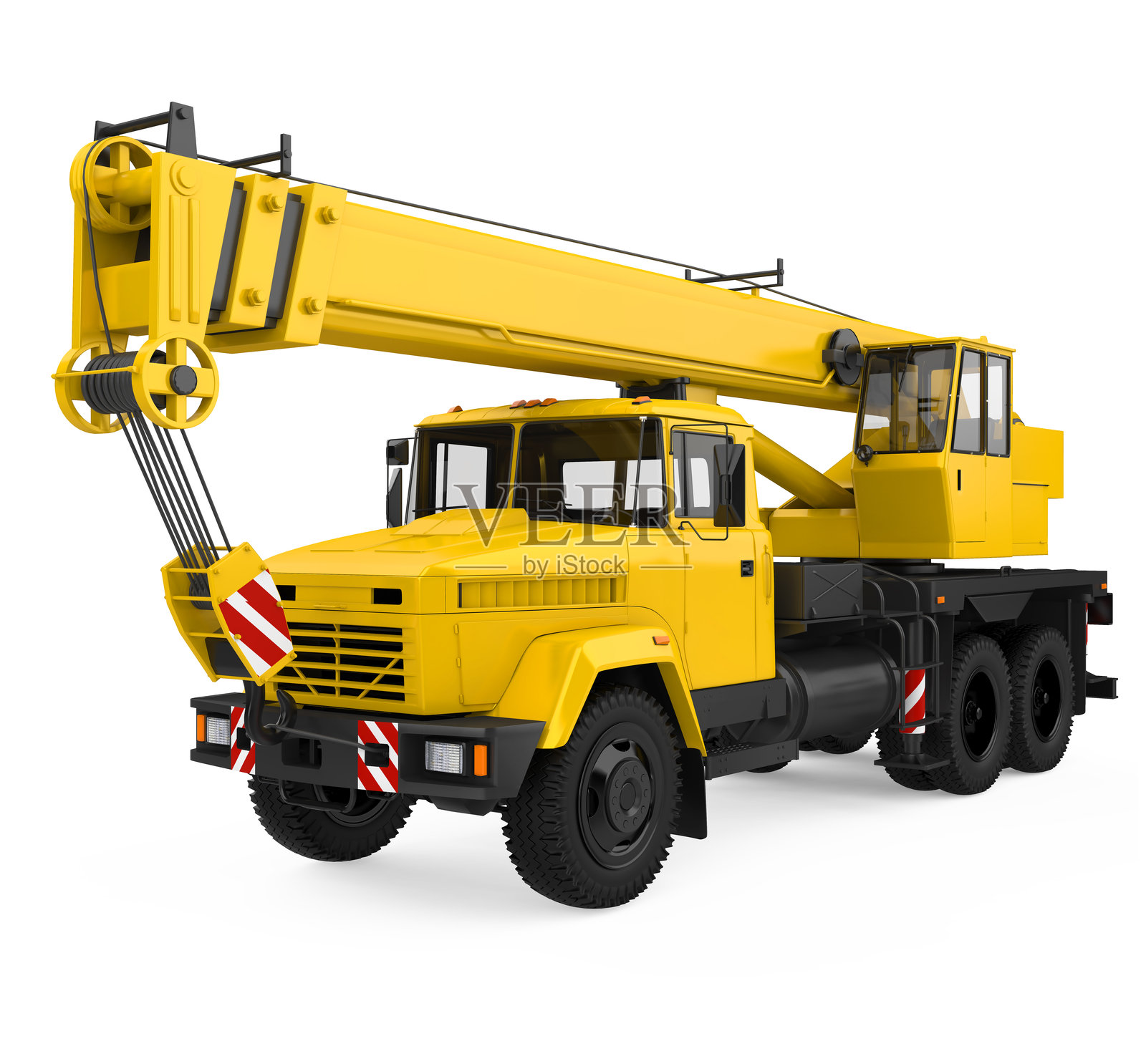 起重机卡车孤立图像照片摄影图片