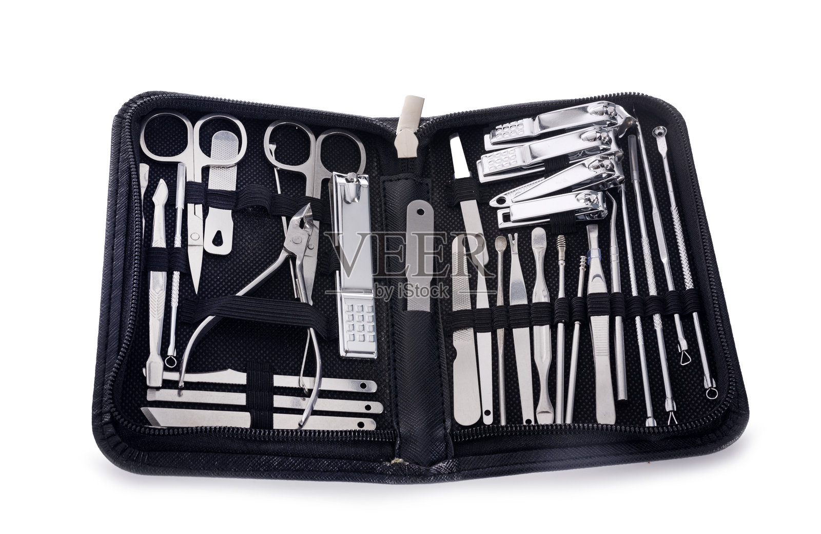 美甲工具套装在工作室内照片摄影图片