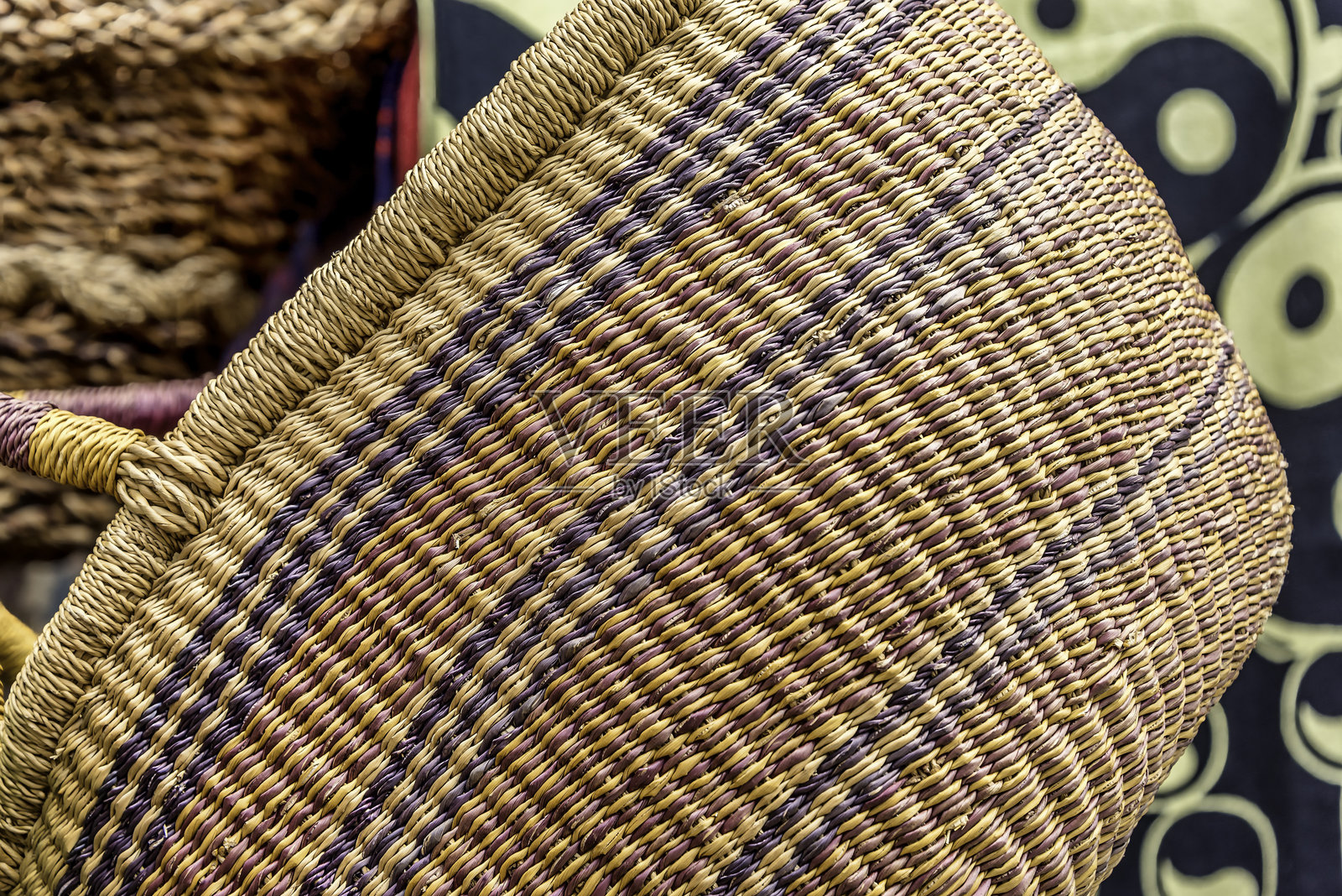 华盛顿特区亚当市场商店里的萨尔瓦多风格编织篮子照片摄影图片