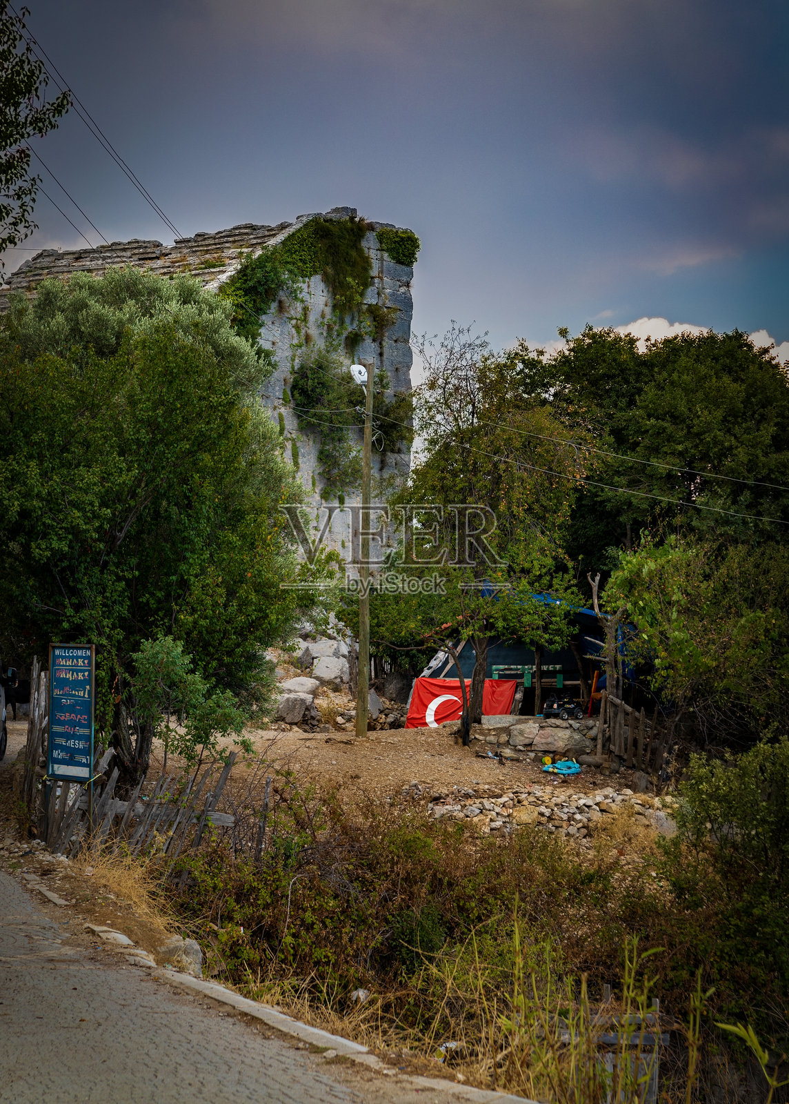 土耳其的塞尔盖。照片摄影图片