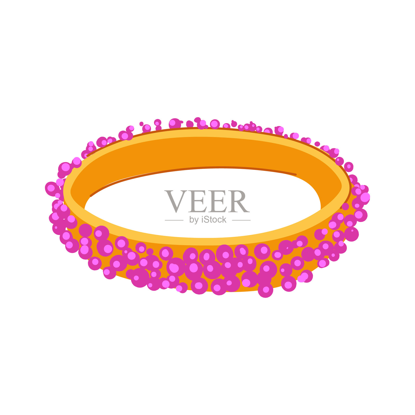 印度传统手链图案卡通矢量插图插画图片素材