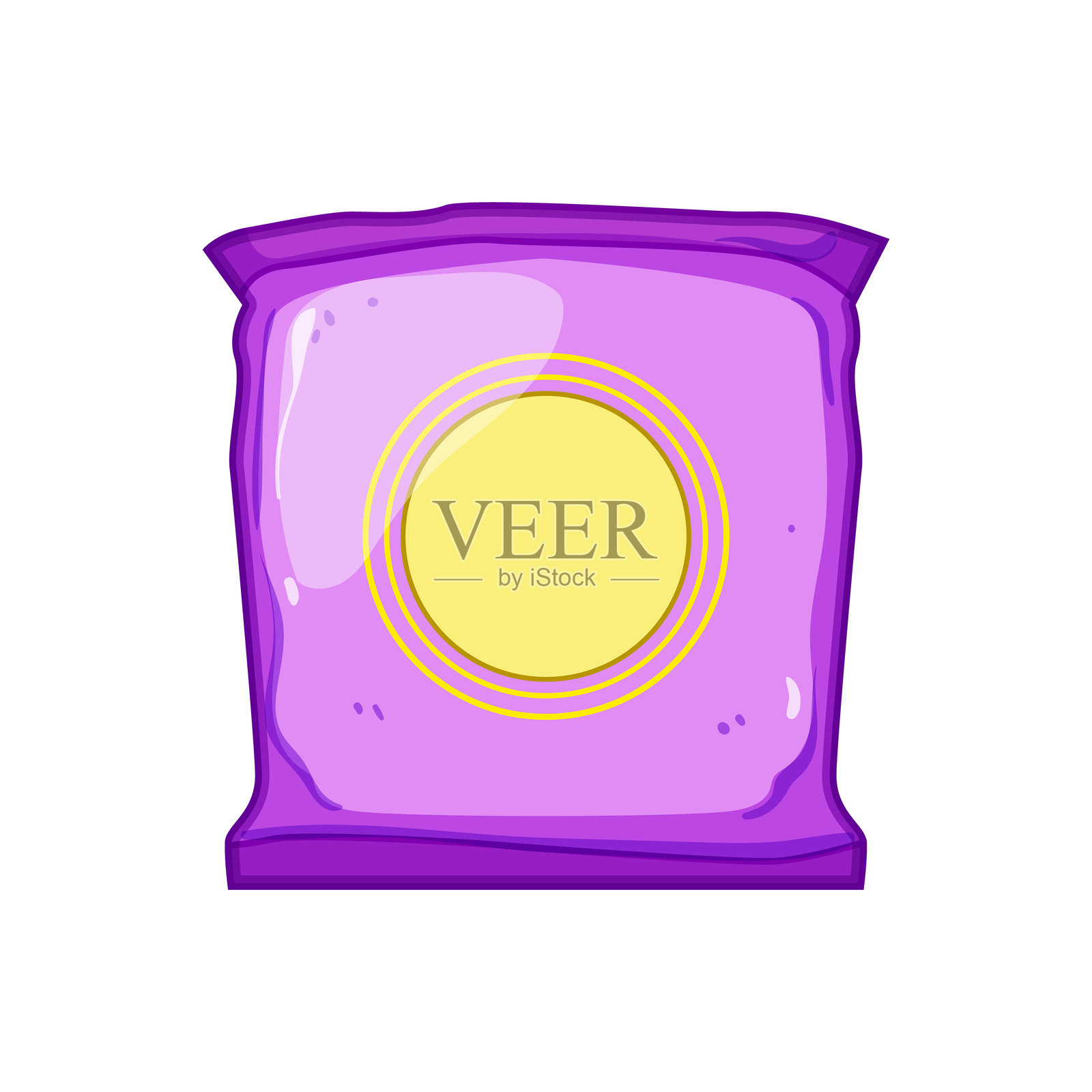 午餐盒零食包卡通矢量插图插画图片素材