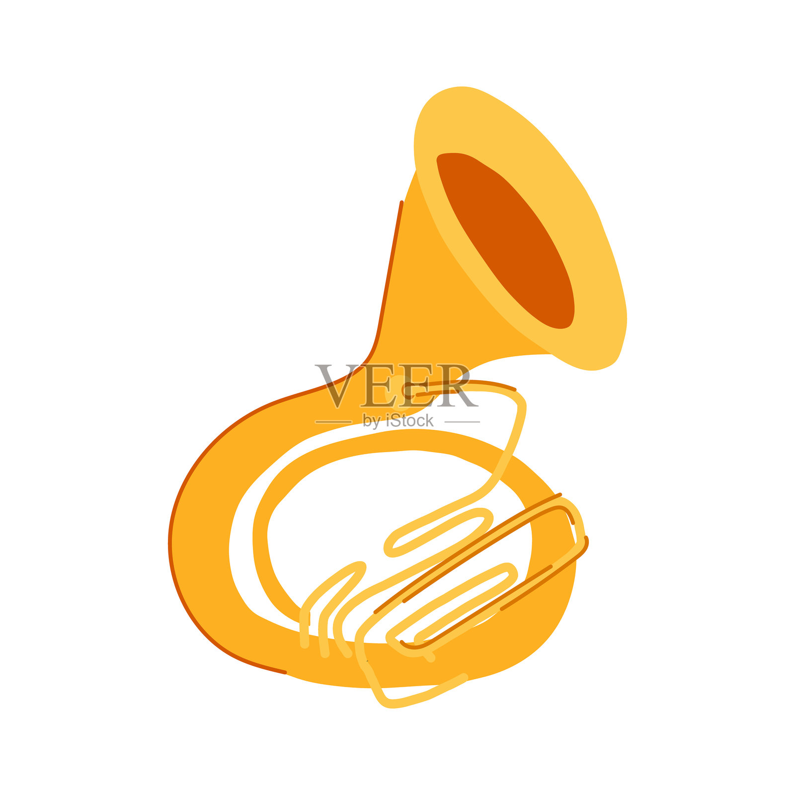 重型大号卡通矢量插图插画图片素材