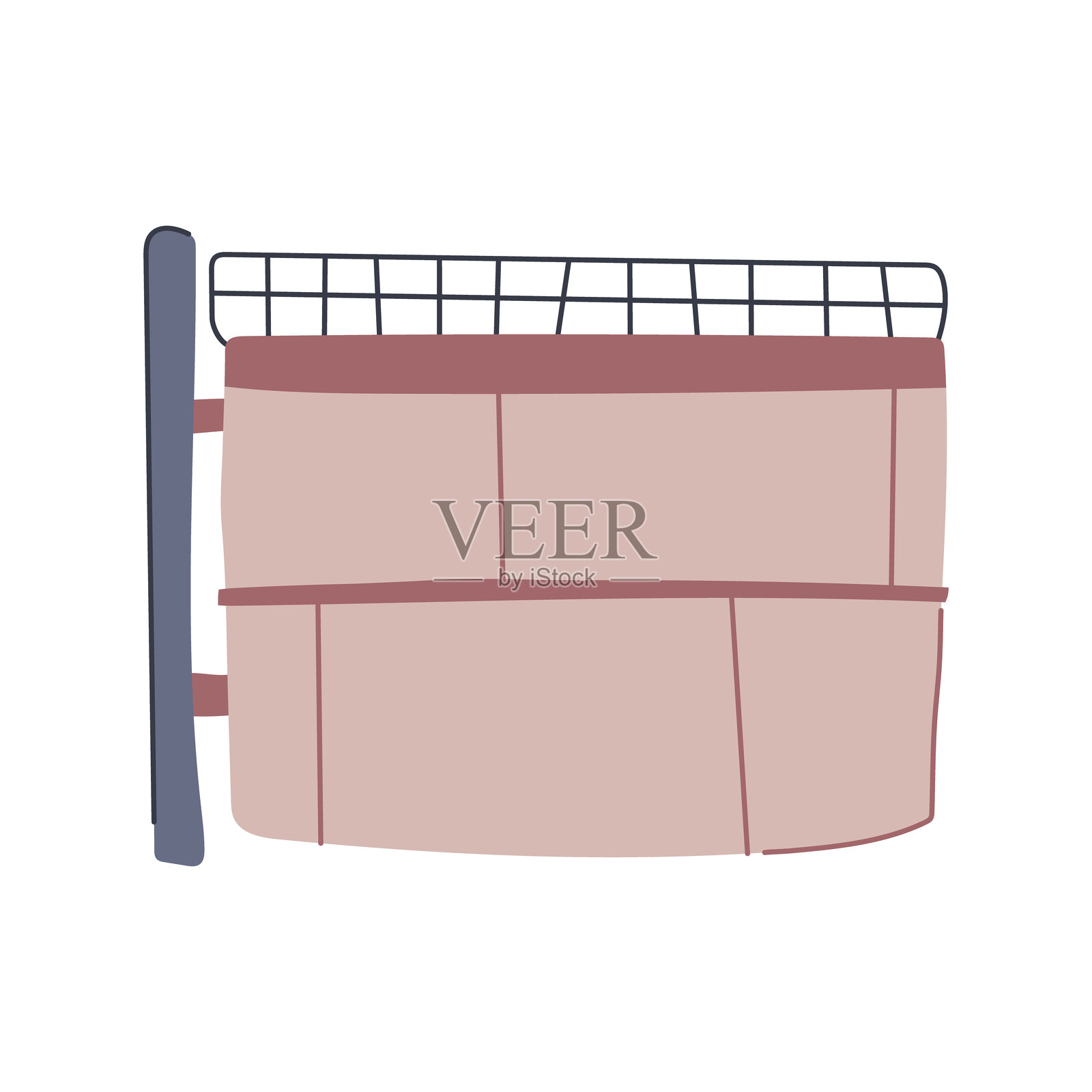 地下油罐储存卡通矢量插图插画图片素材