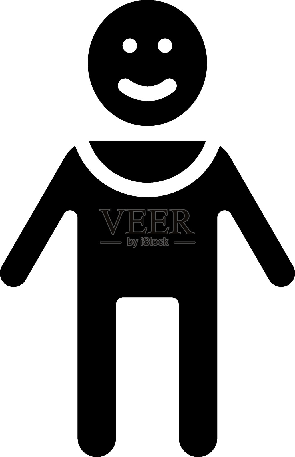 男孩图标风格插画图片素材