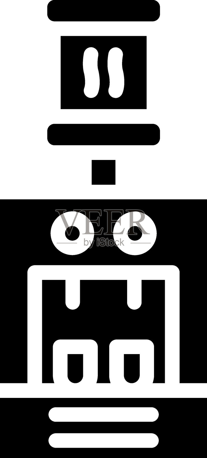 水 dispenser 图标风格插画图片素材