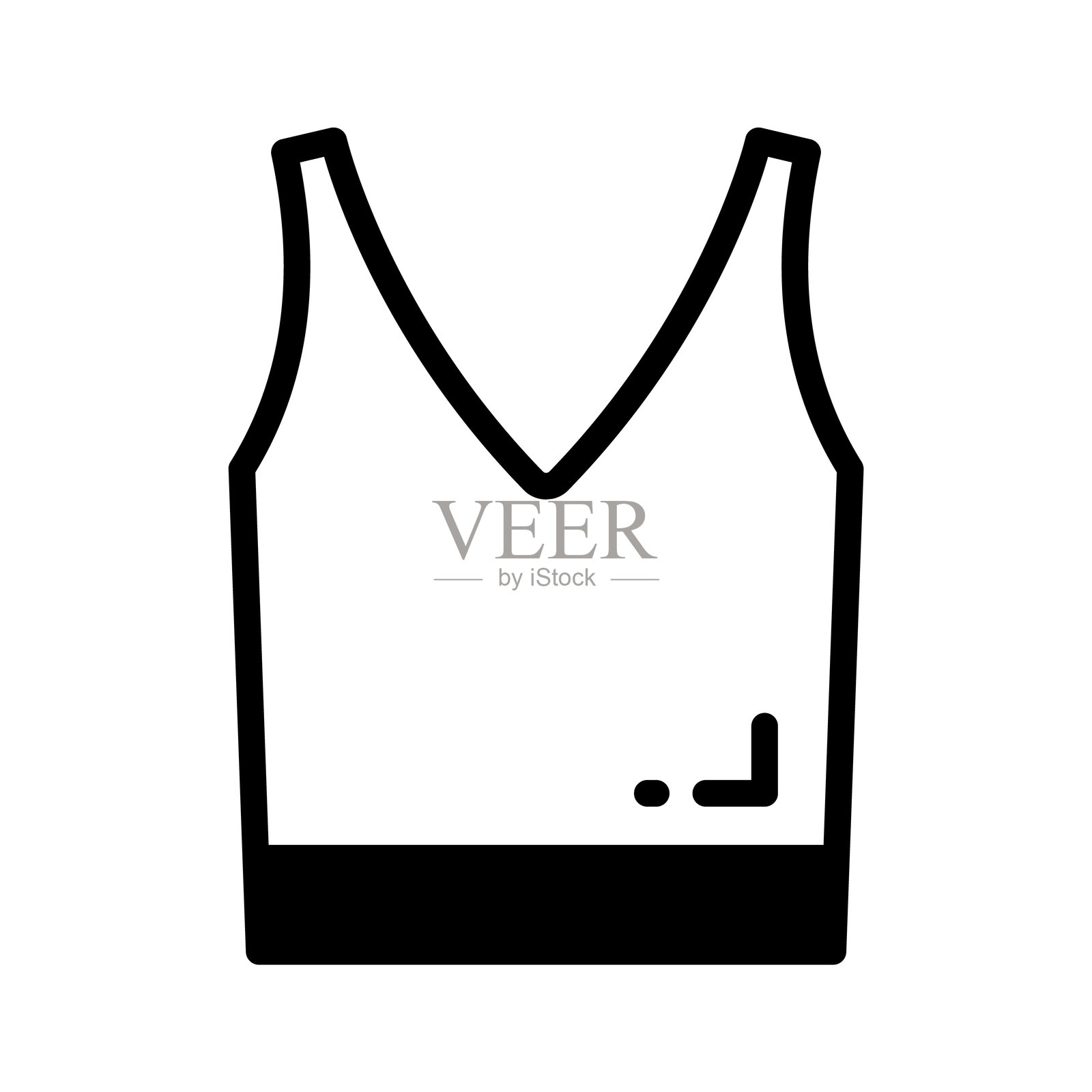 背心插画图片素材