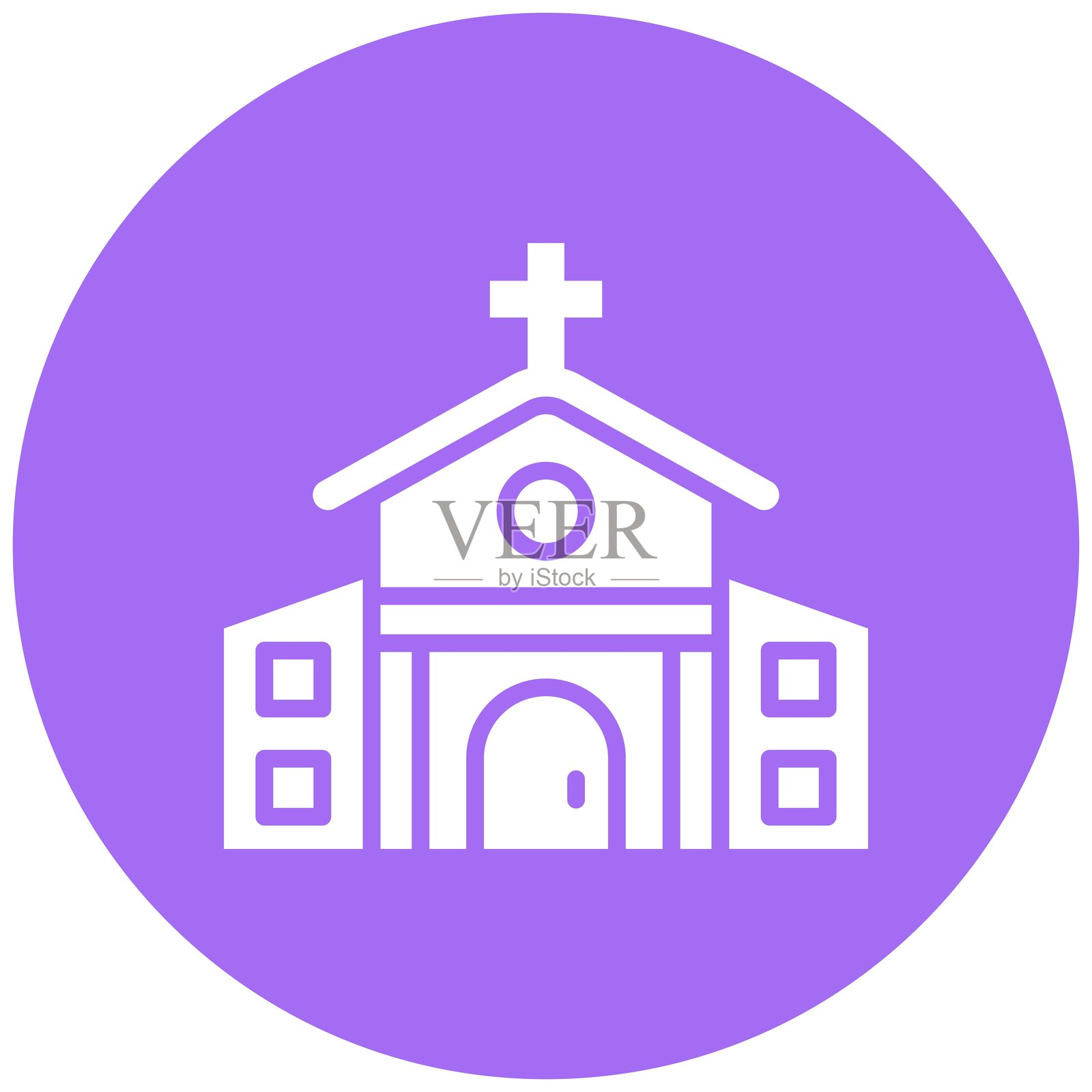 教堂矢量图标设计插图插画图片素材