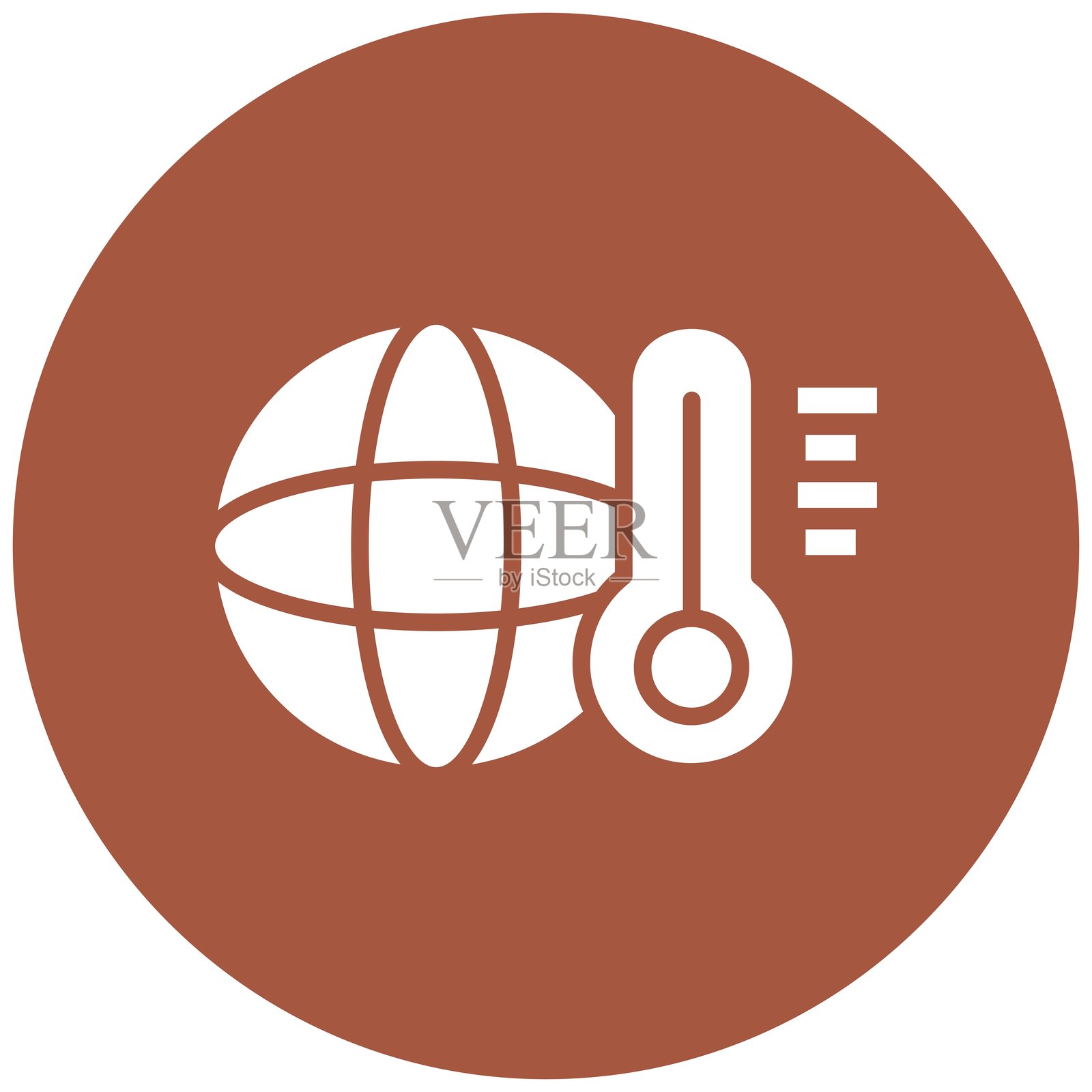 全球温度矢量图标设计插图插画图片素材