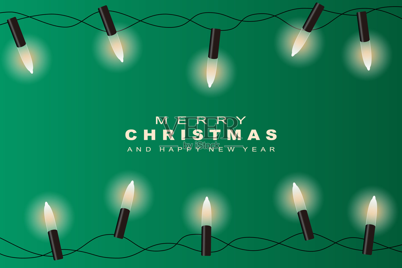 圣诞节背景横幅，带有文字空间插画图片素材