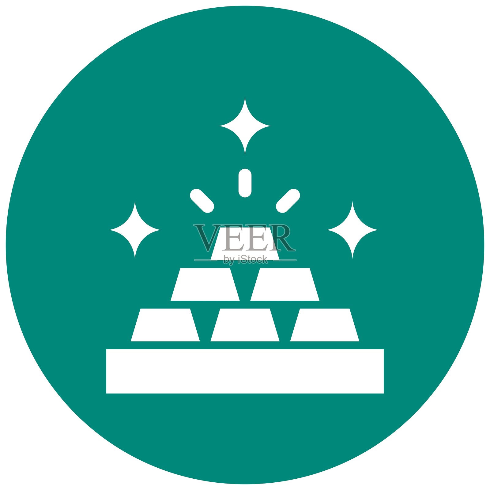 金条矢量图标设计插图插画图片素材