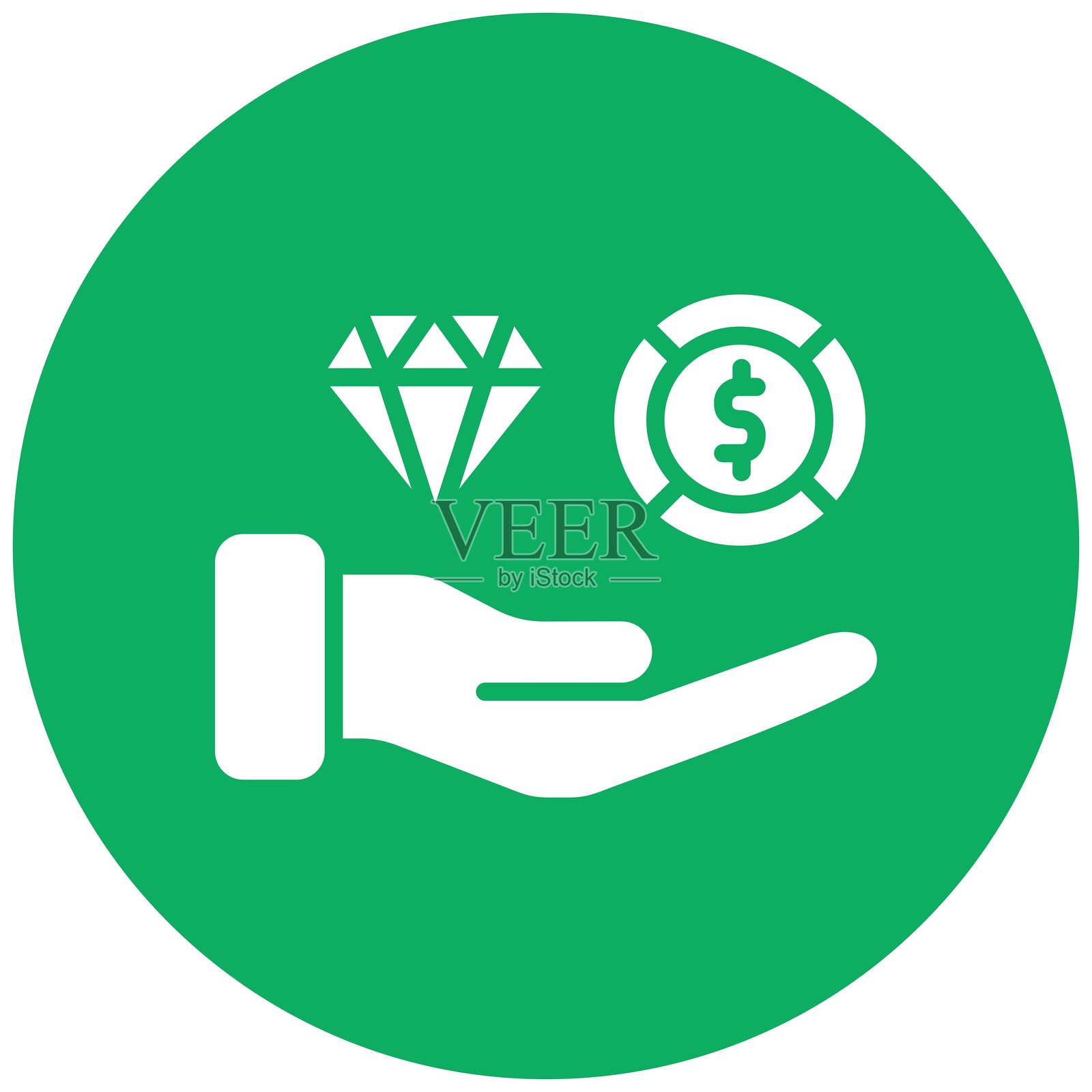 财富矢量图标设计插图插画图片素材