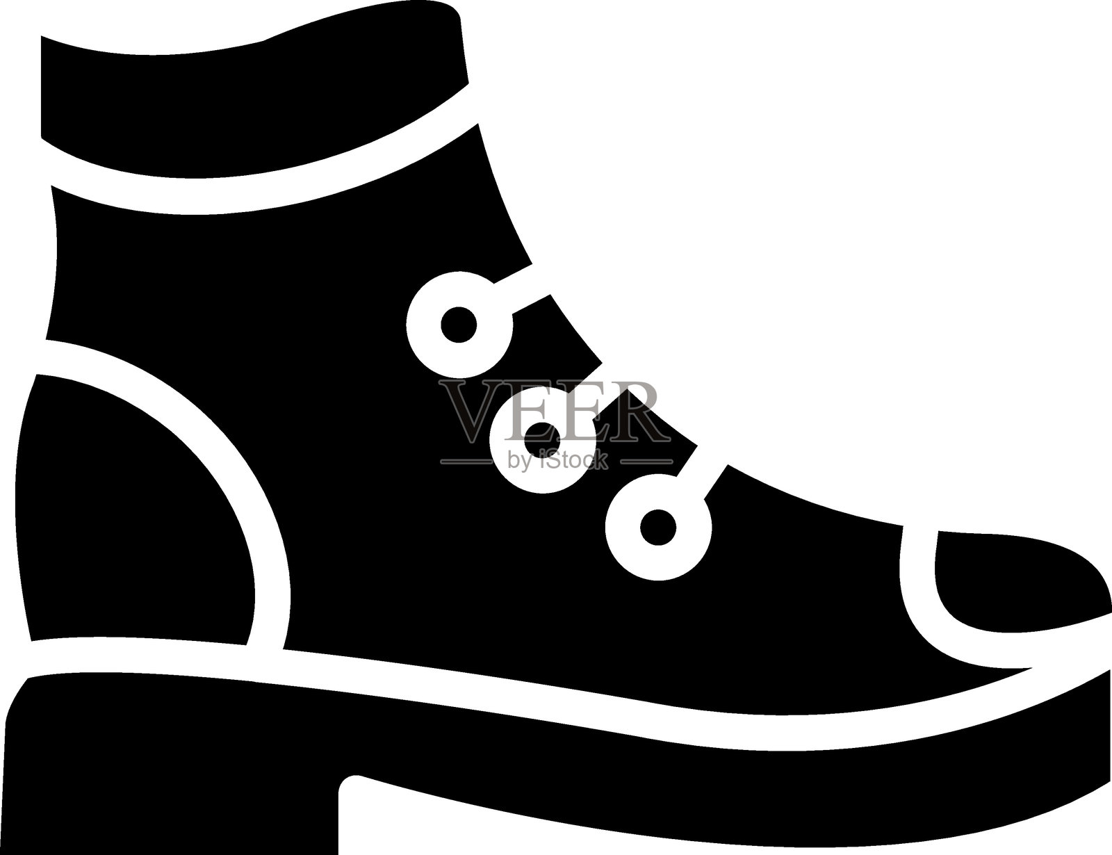 靴子图标风格插画图片素材