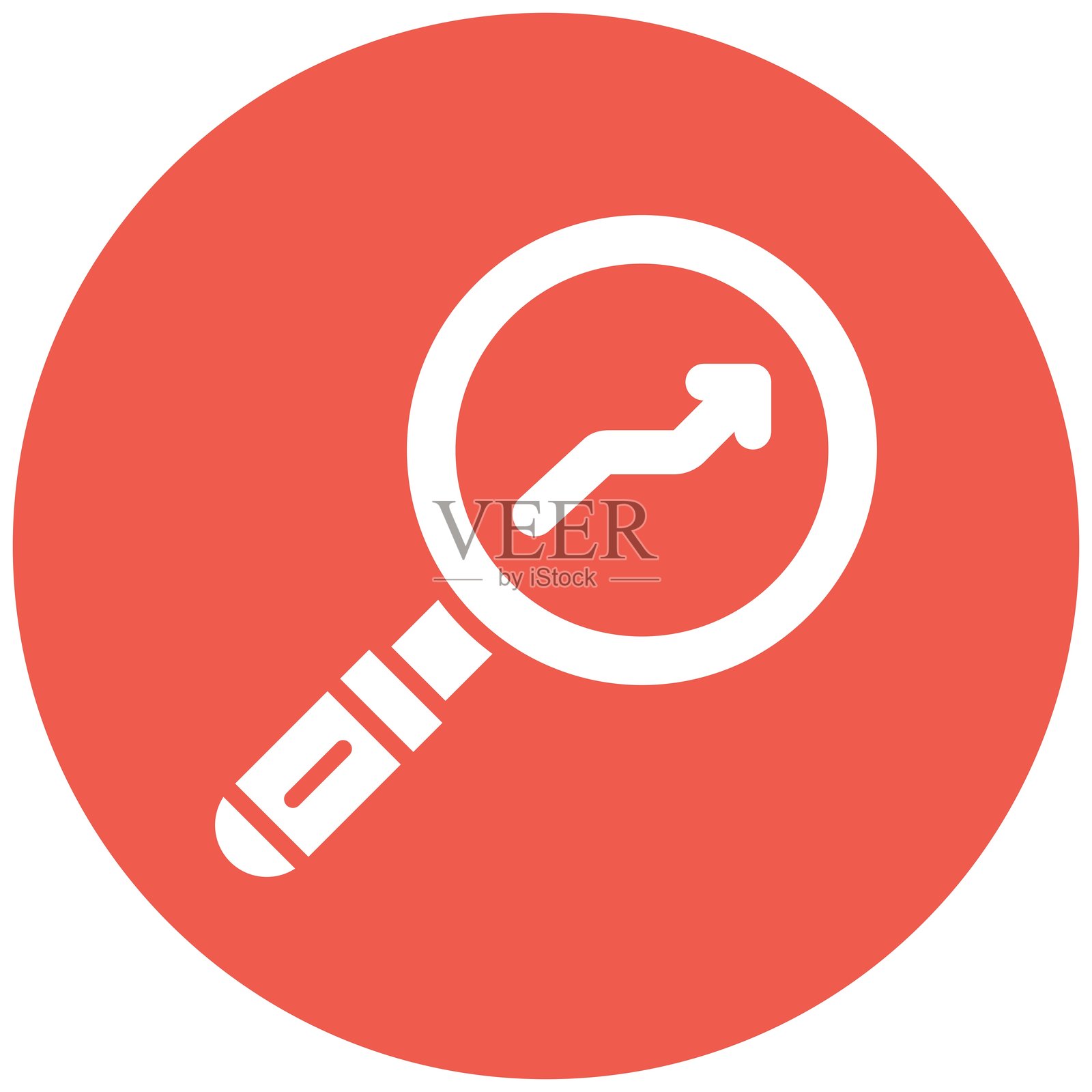 搜索图表矢量图标设计插图插画图片素材