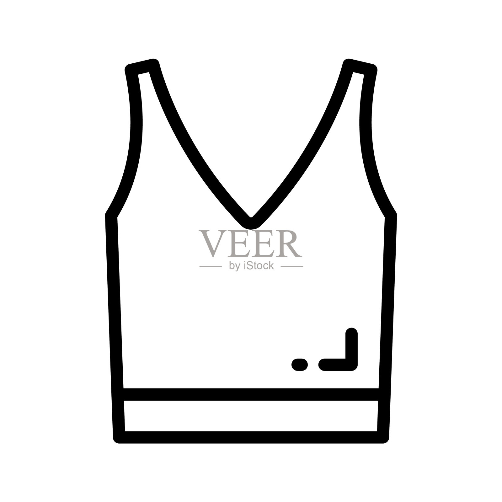 背心插画图片素材