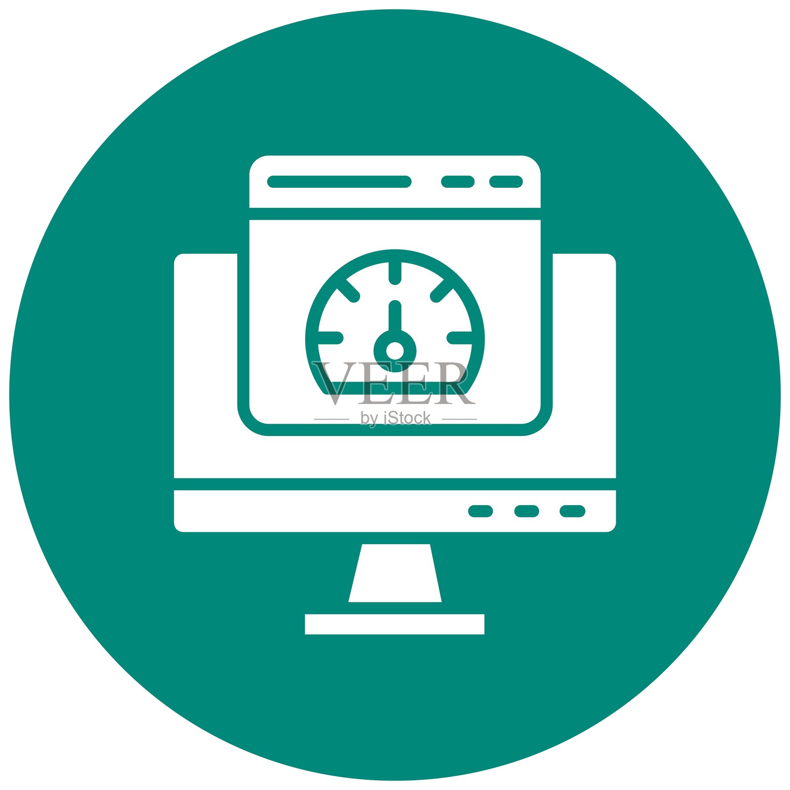 速度测试矢量图标设计插图插画图片素材